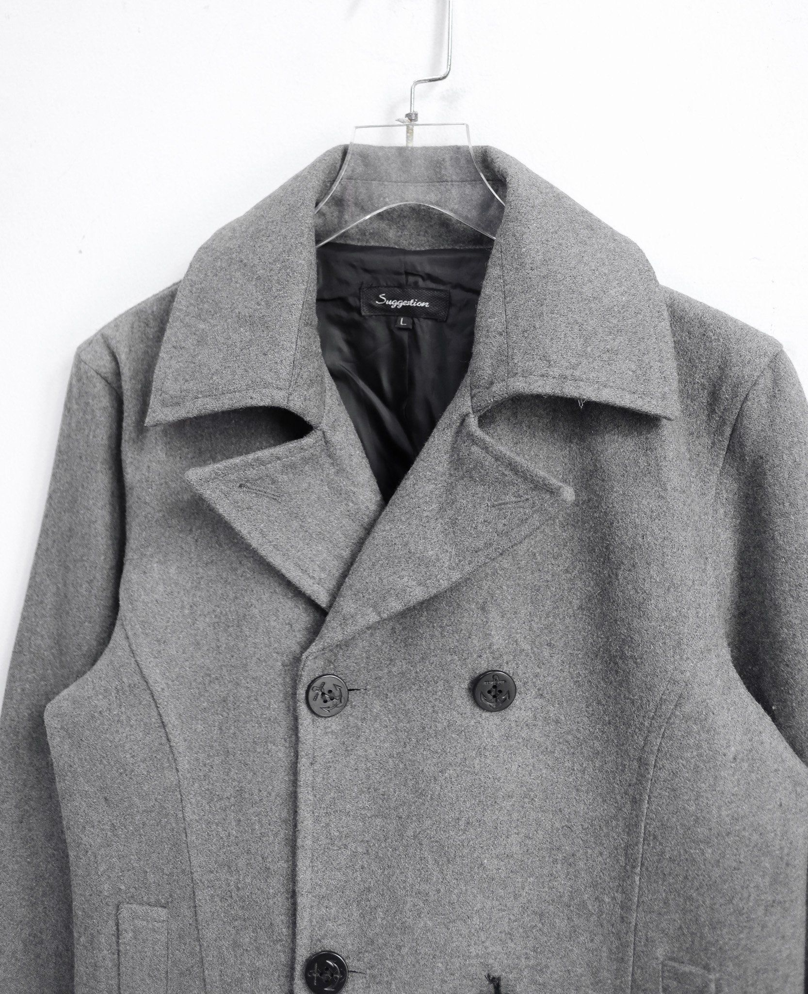 12.09.24 - VTG WOOL DOUBLE BREASTED BLAZER JACKET - SUGGESTION
