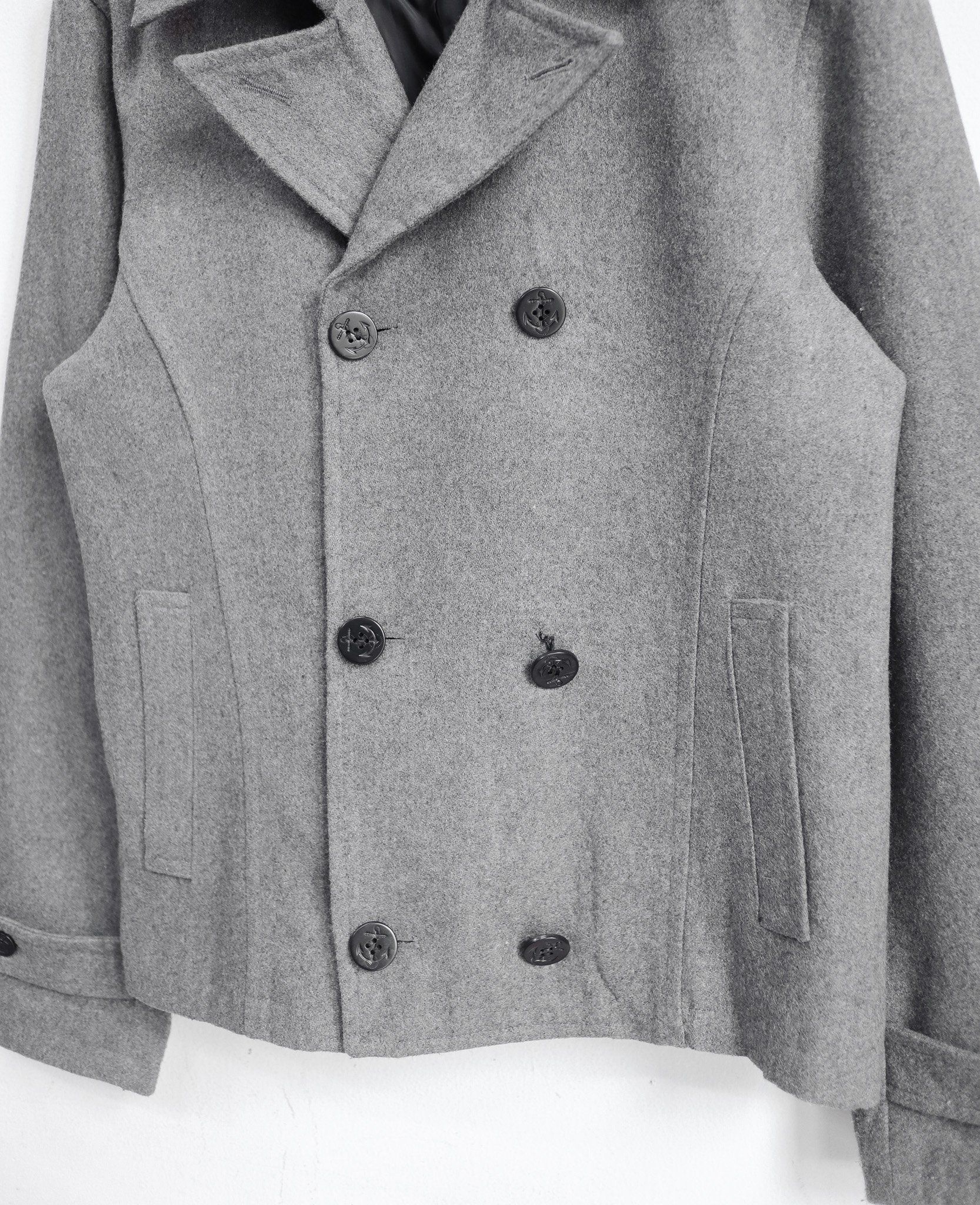 12.09.24 - VTG WOOL DOUBLE BREASTED BLAZER JACKET - SUGGESTION