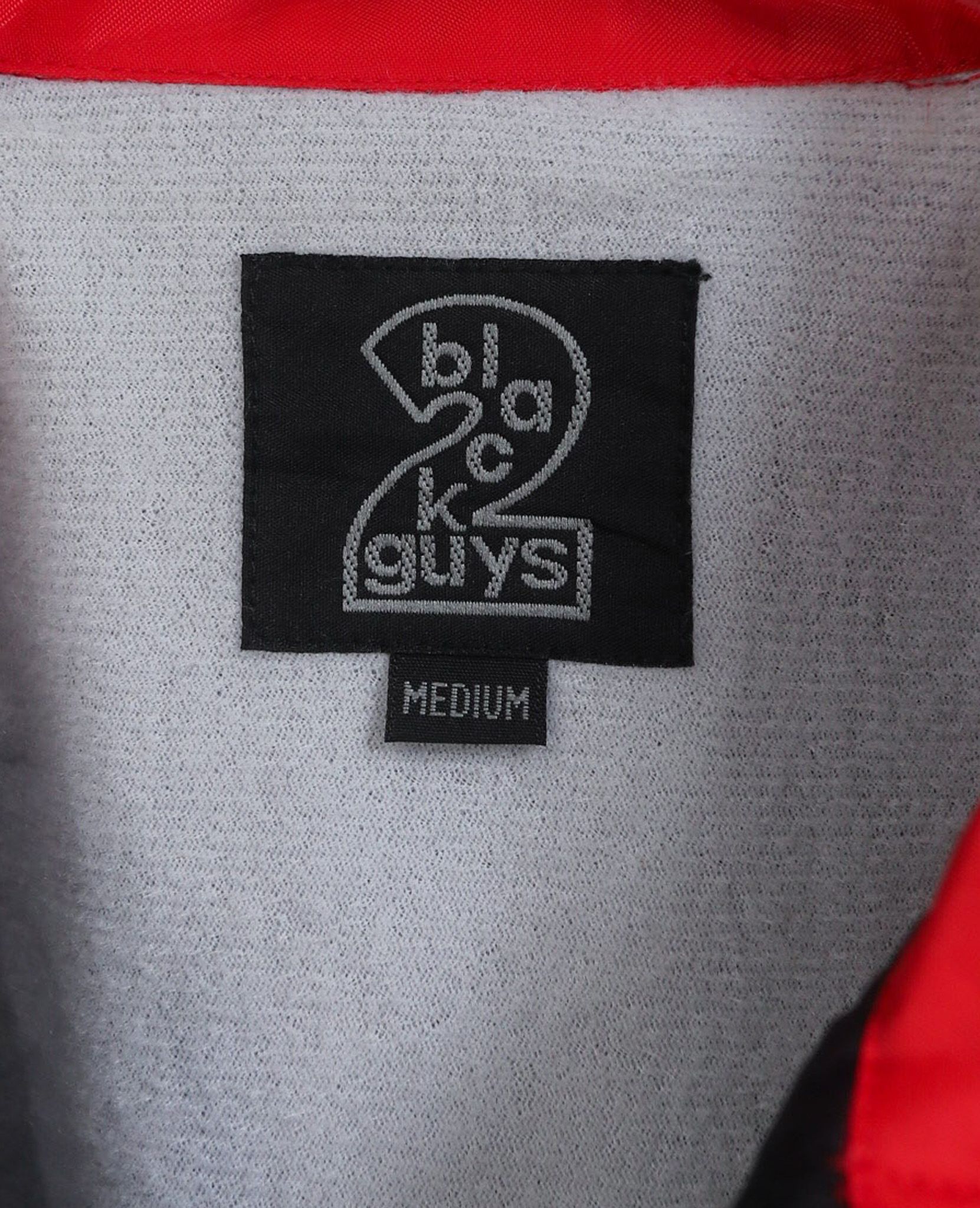 11.03.23 - VTG QUARTER ZIP BASEBALL JACKET - BLACK GUYS
