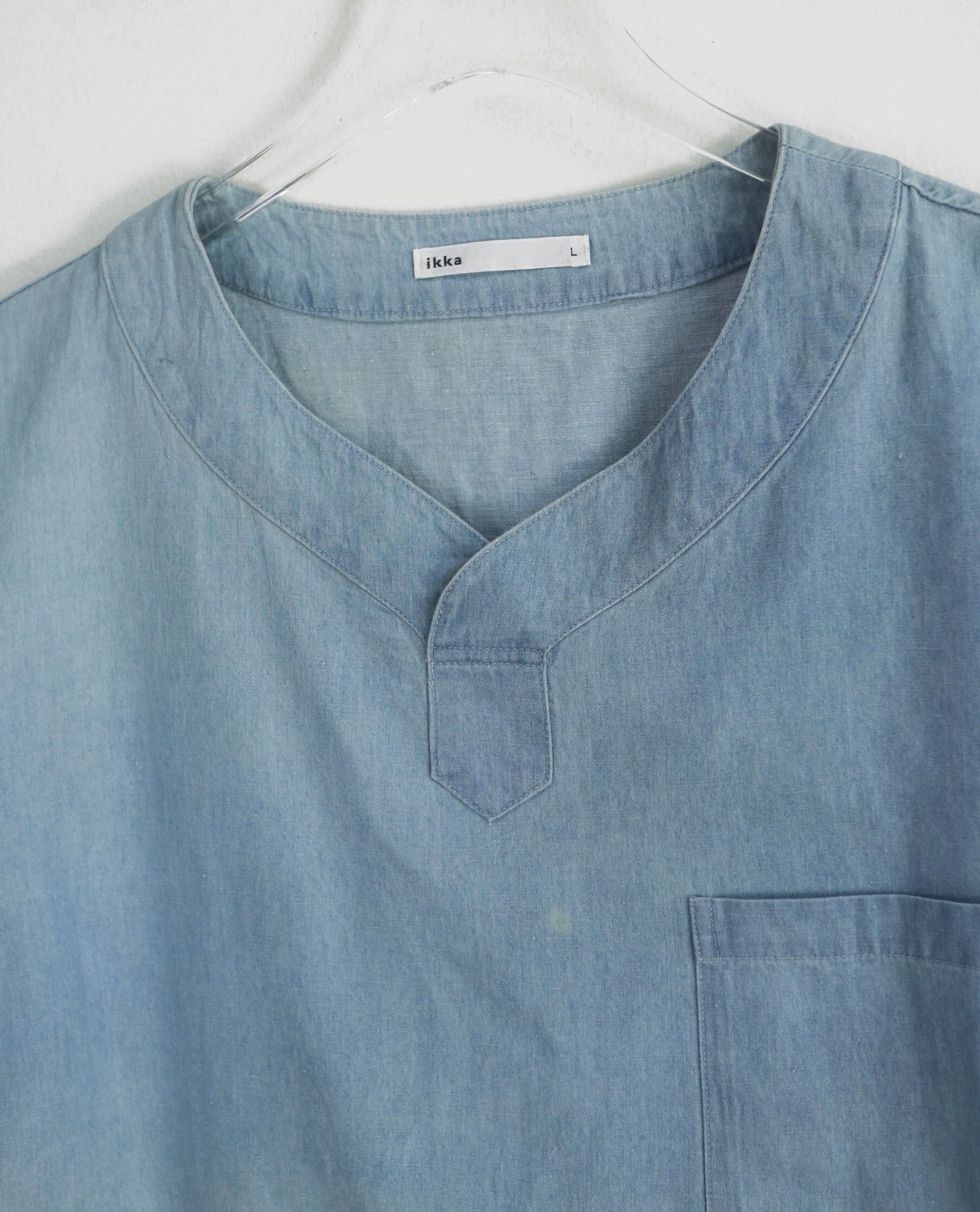 06.29.23 - VTG DENIM PULLOVER SHIRT - IKKA