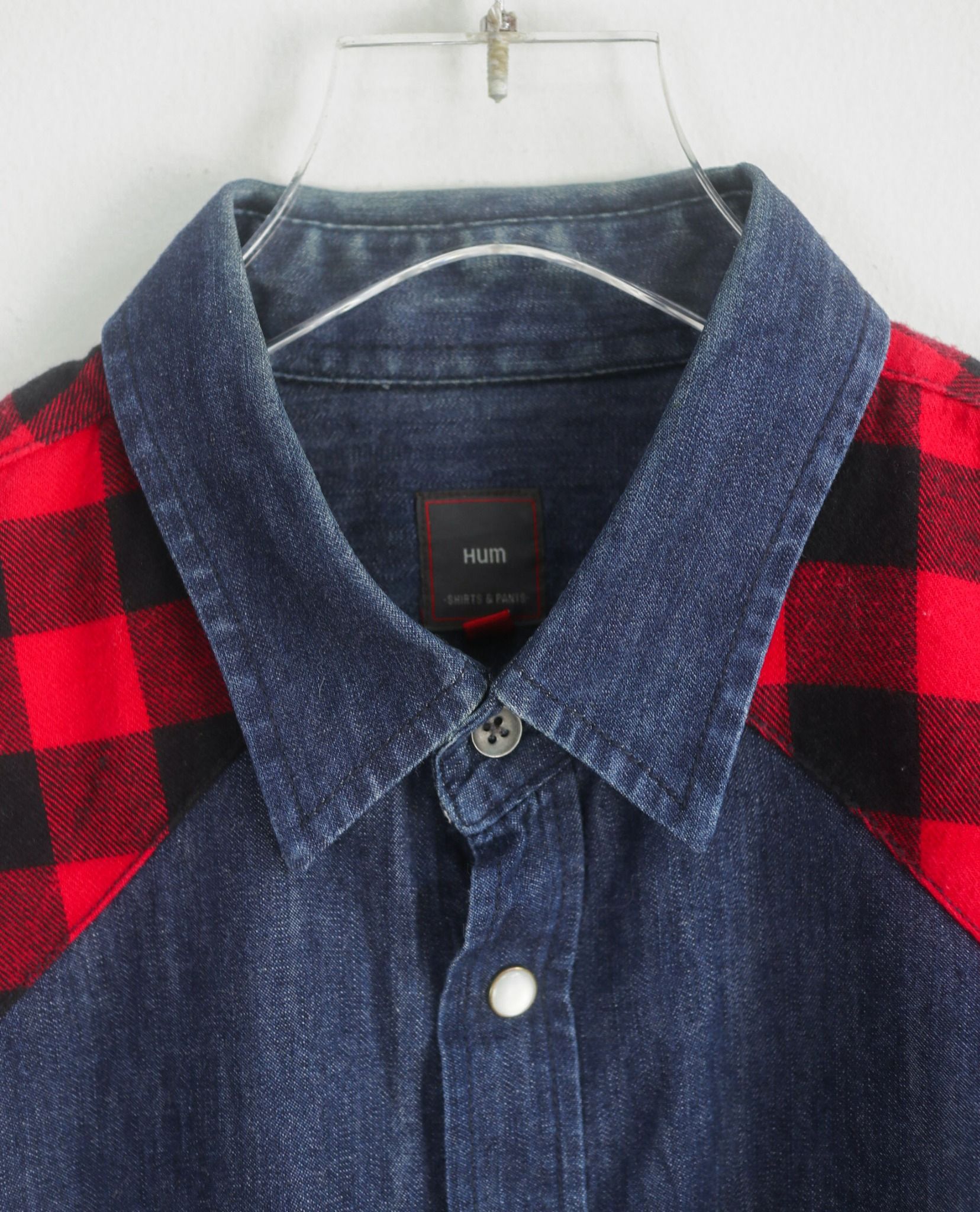06.29.23 - VTG DENIM BUTTON UP SHIRT - HUM