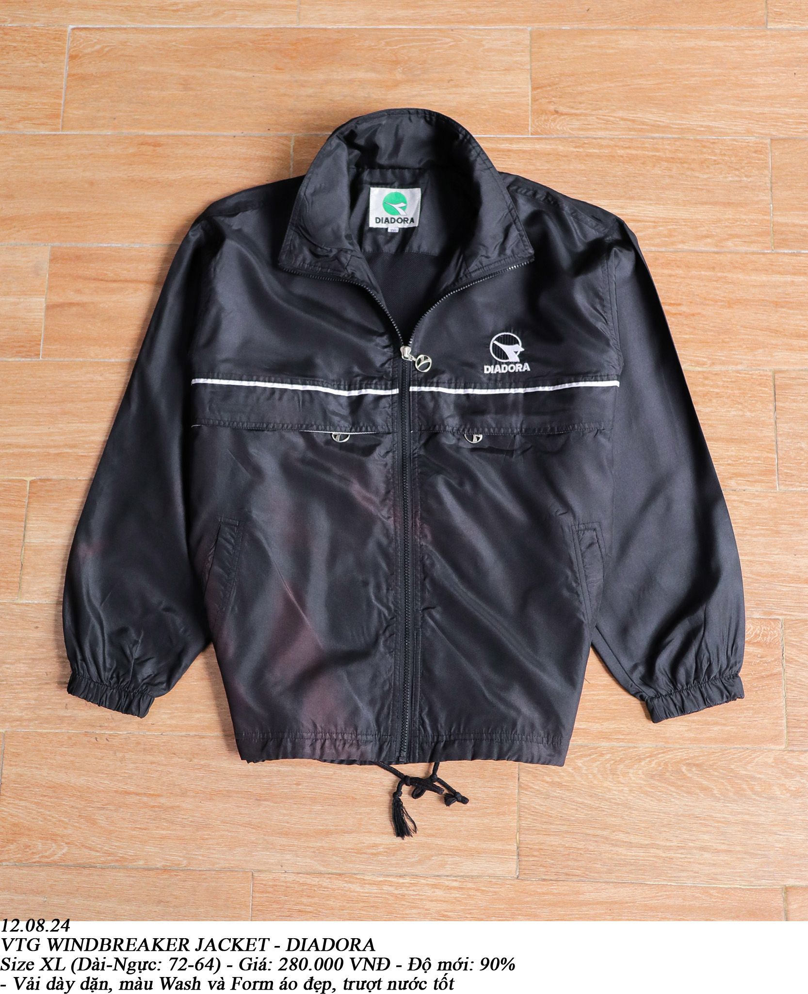 12.08.24 - VTG WINDBREAKER JACKET - DIADORA