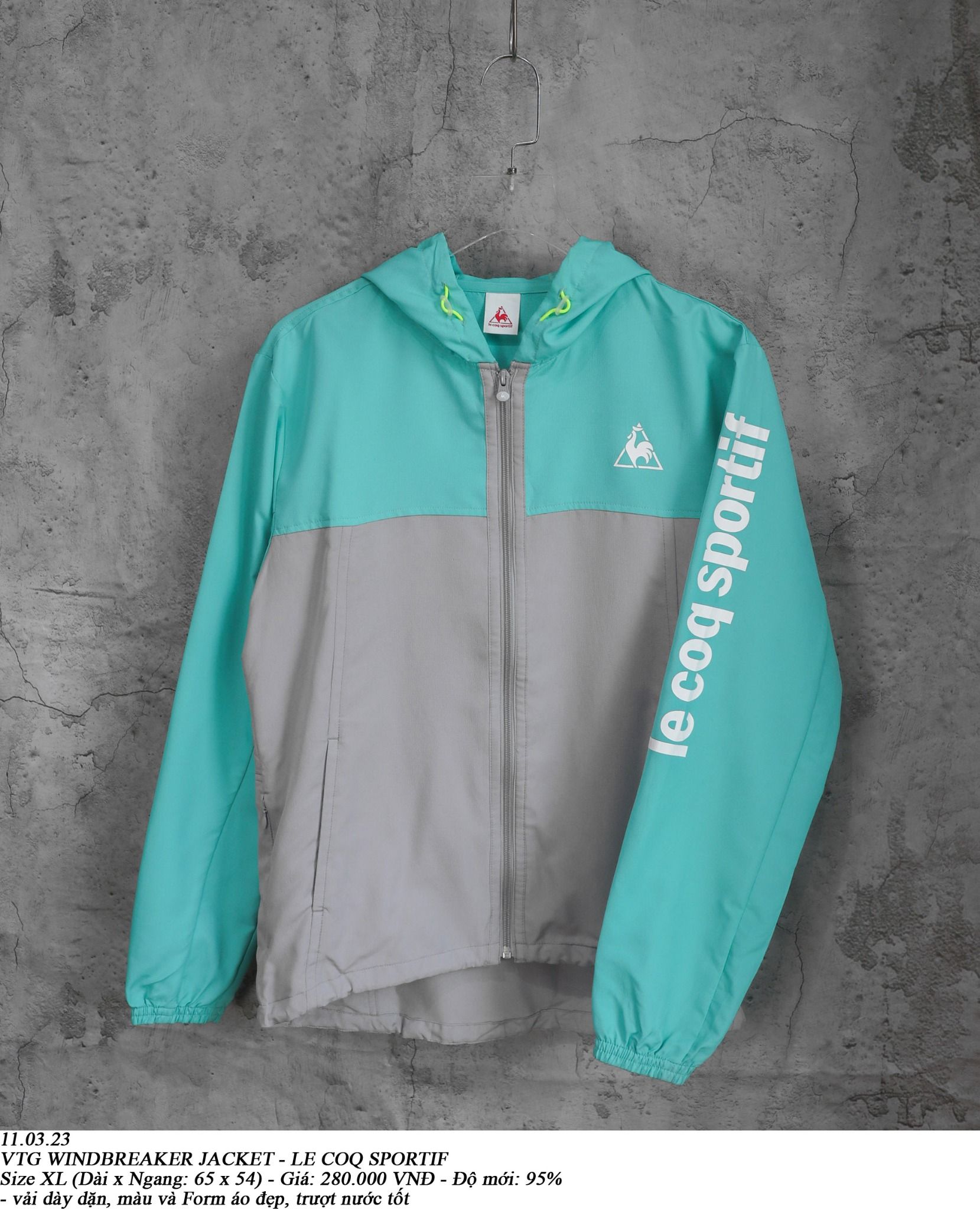 11.03.23 - VTG WINDBREAKER JACKET - LE COQ SPORTIF