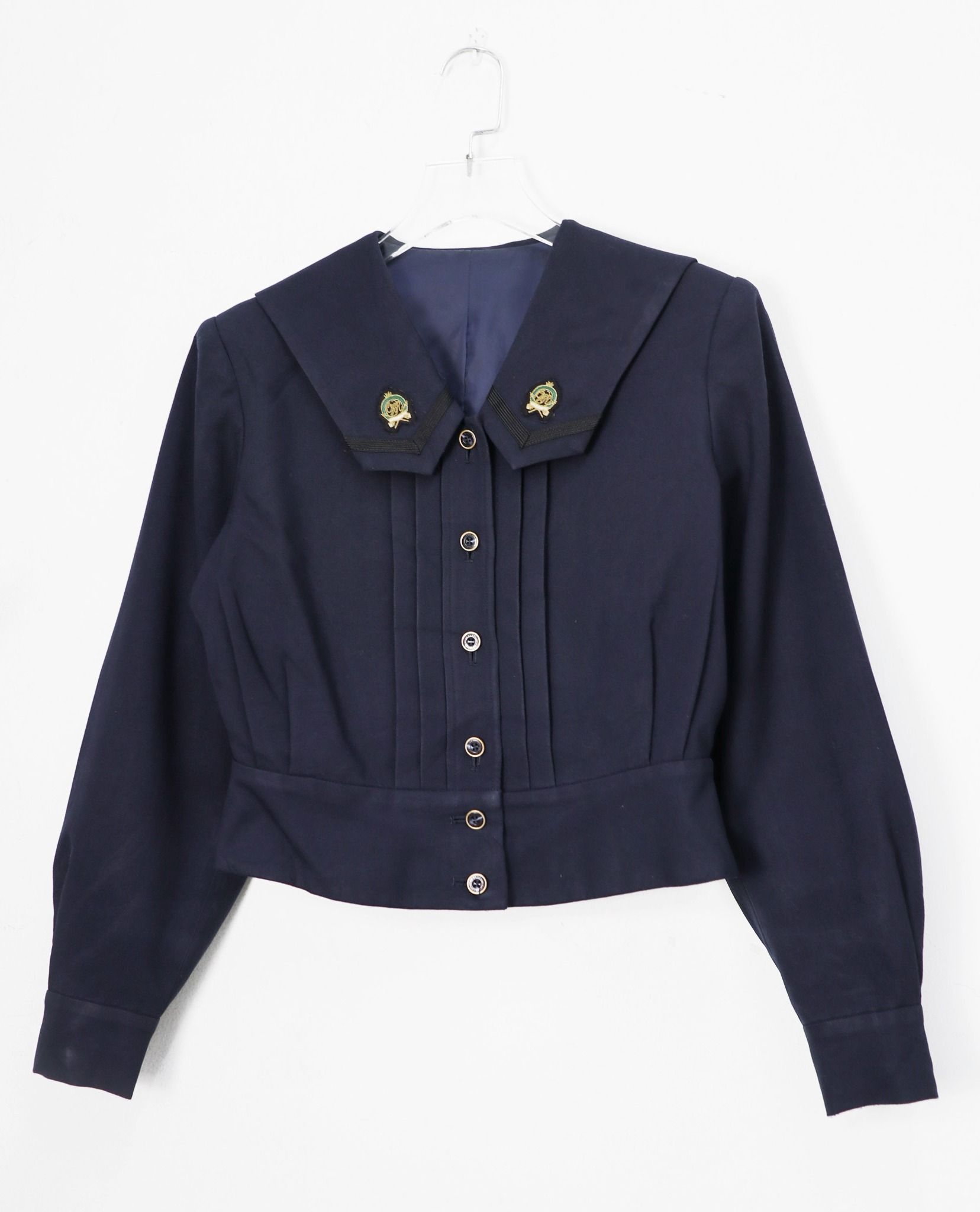 10.05.22 - VTG CROP UNIFORM JACKET - KANSAI SCHOOL FORM