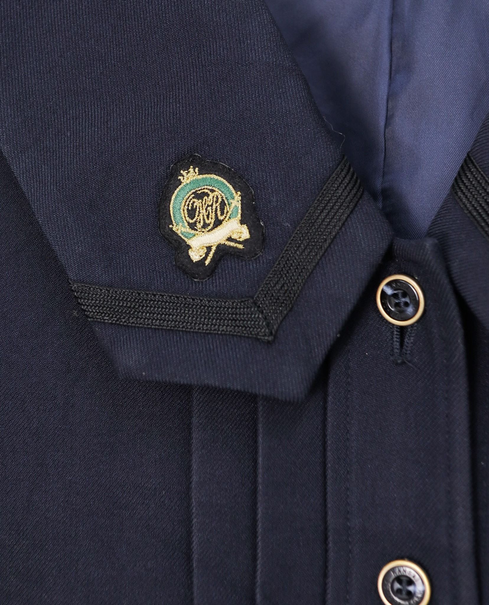 10.05.22 - VTG CROP UNIFORM JACKET - KANSAI SCHOOL FORM