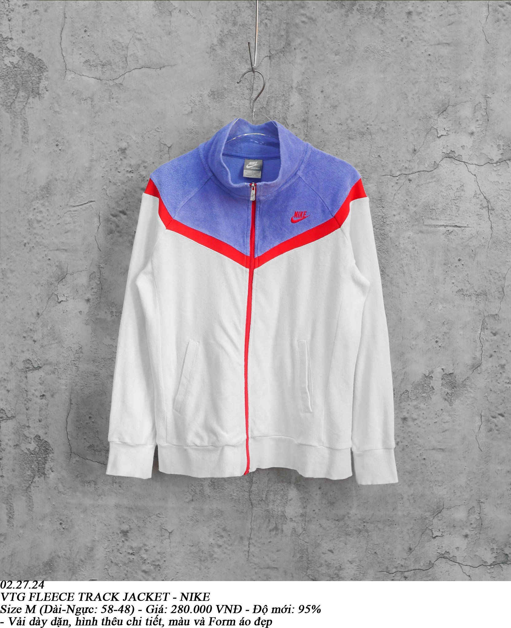 02.27.24 - VTG FLEECE TRACK JACKET - NIKE