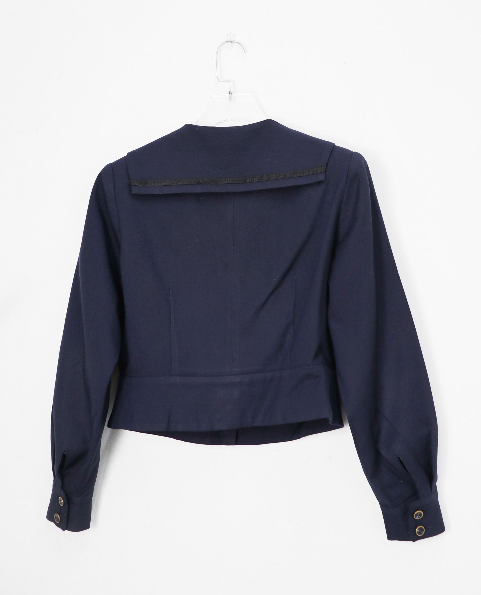 10.05.22 - VTG CROP UNIFORM JACKET - KANSAI SCHOOL FORM