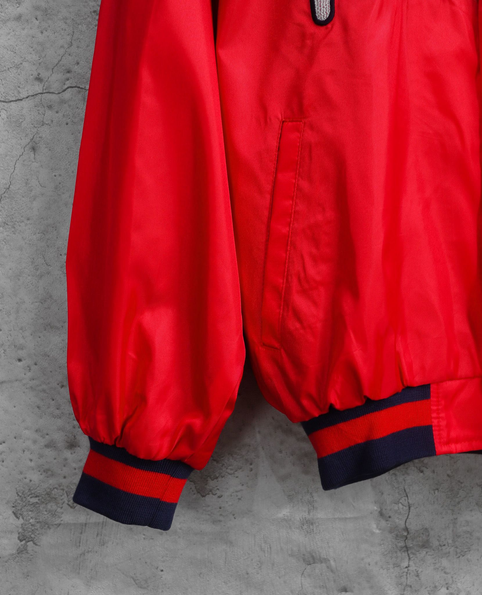 11.03.23 - VTG SATIN BASEBALL JACKET - MIZUNO