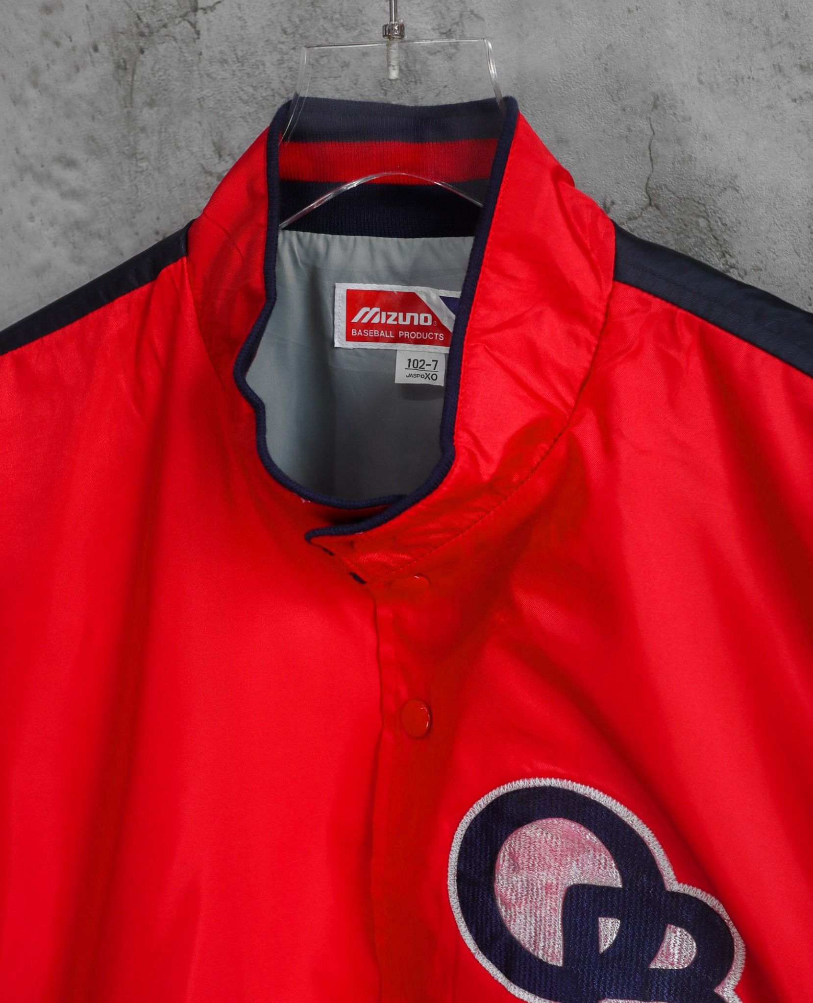 11.03.23 - VTG SATIN BASEBALL JACKET - MIZUNO
