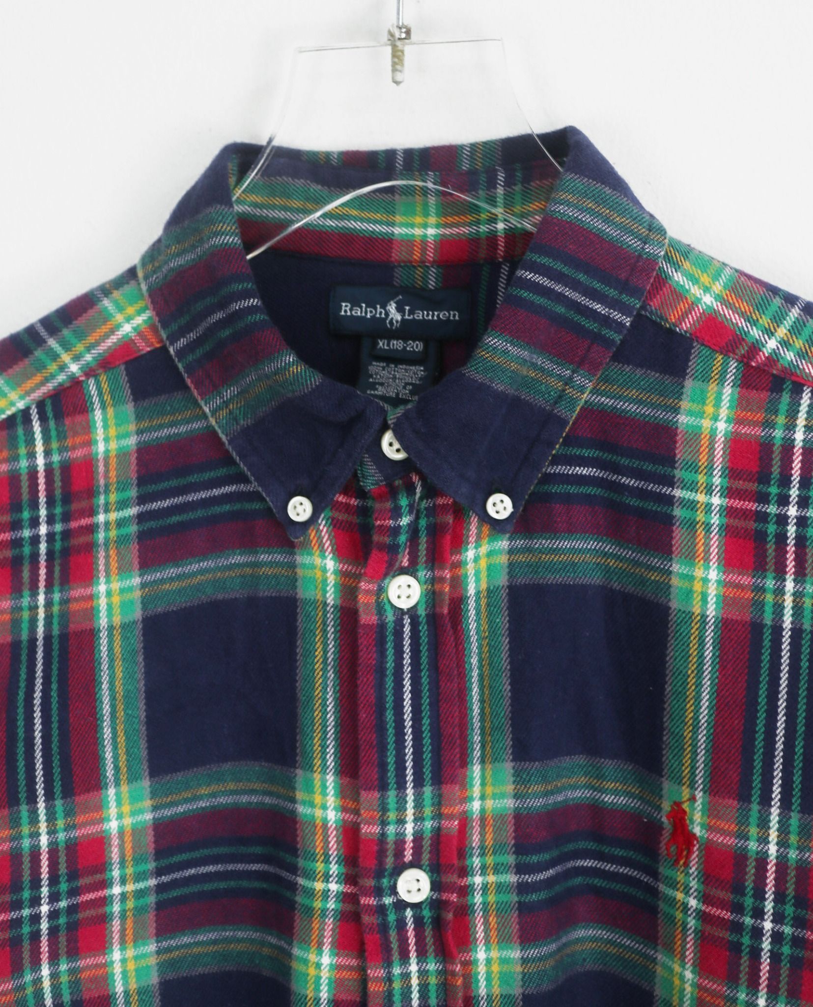 06.29.23 - VTG FLANNEL BUTTON UP SHIRT - RALPH LAUREN