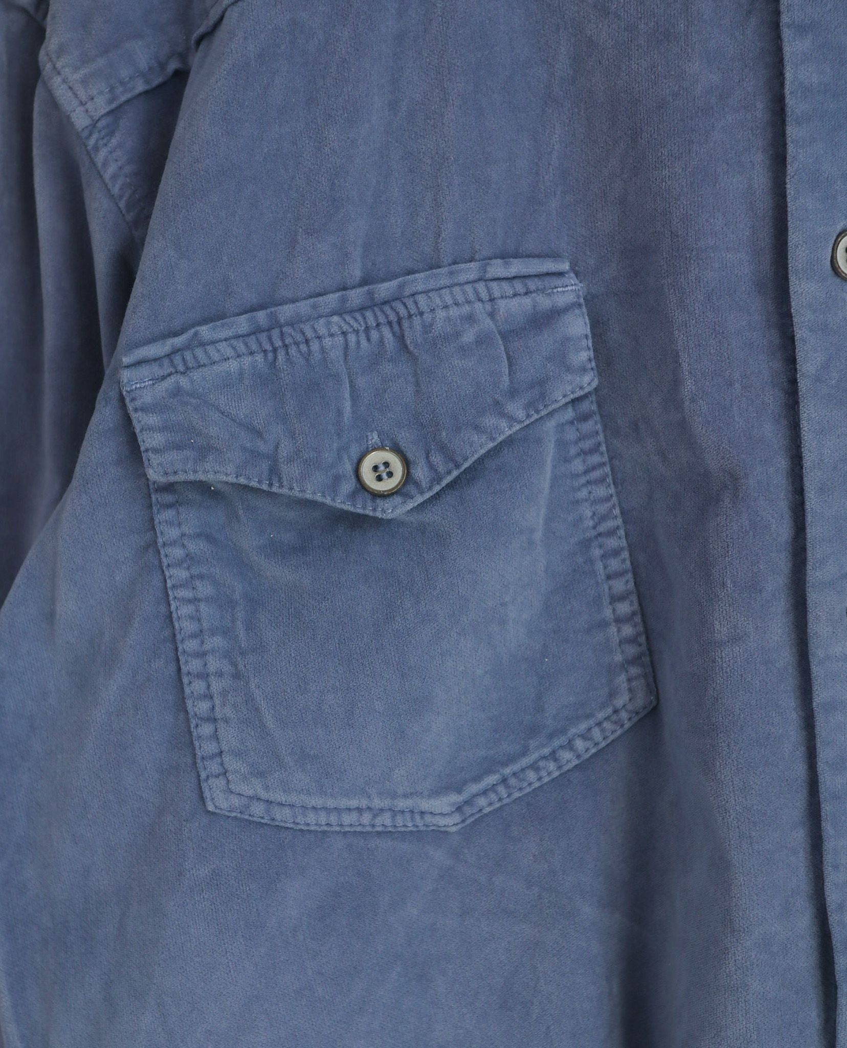 06.29.23 - VTG SUEDE BUTTON UP SHIRT - ZARA MAN