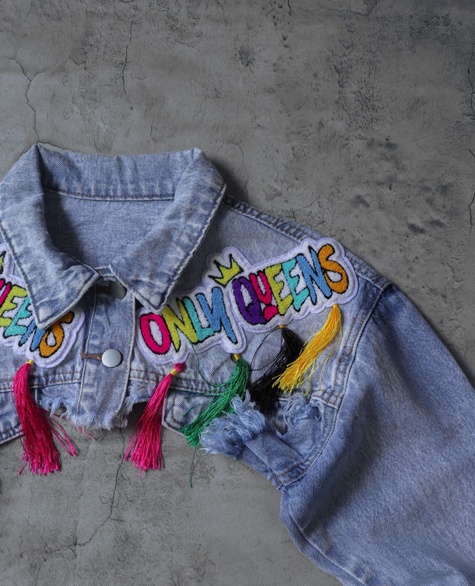 10.09.23 - VTG CROPPED DENIM JACKET - SHEIN