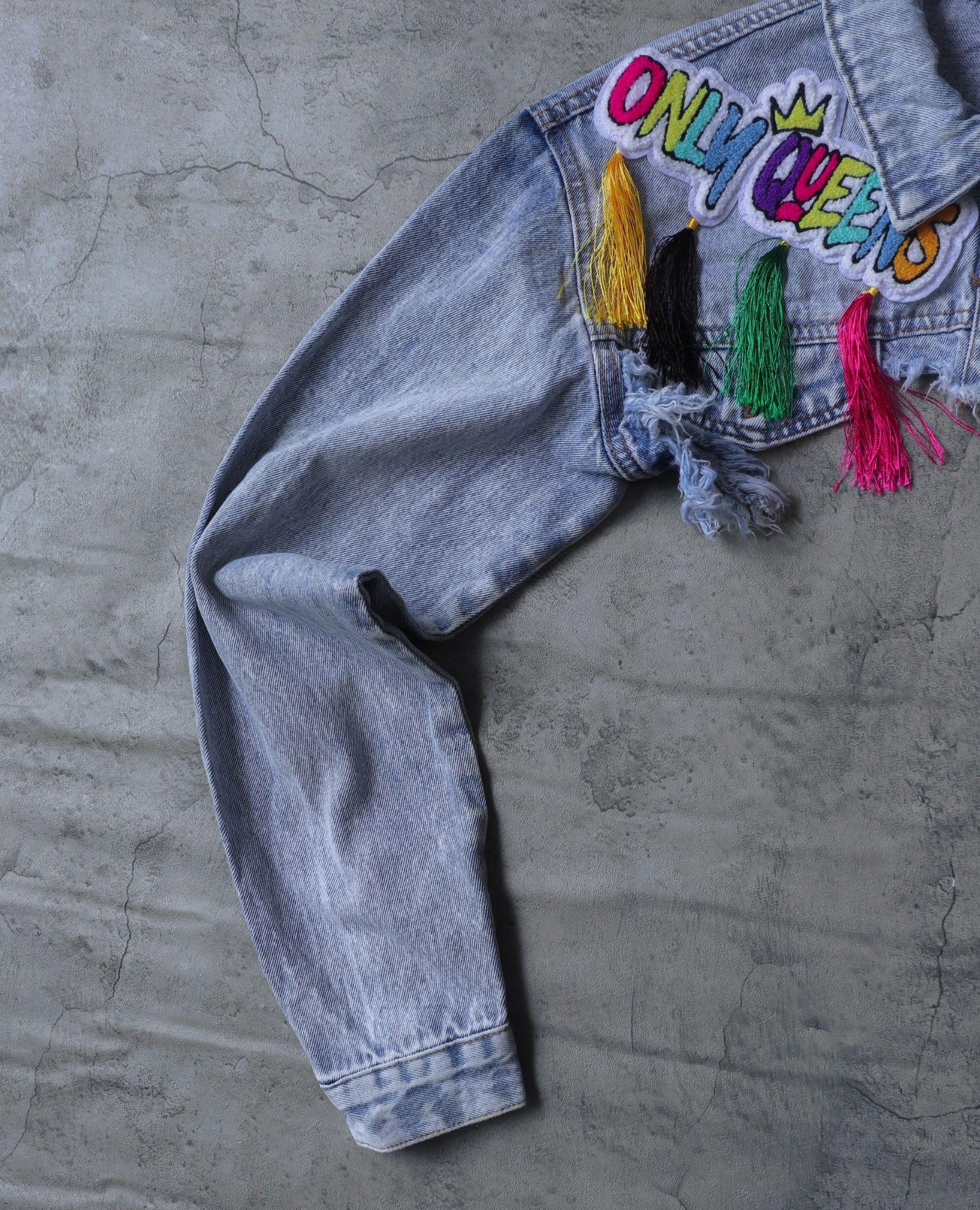 10.09.23 - VTG CROPPED DENIM JACKET - SHEIN