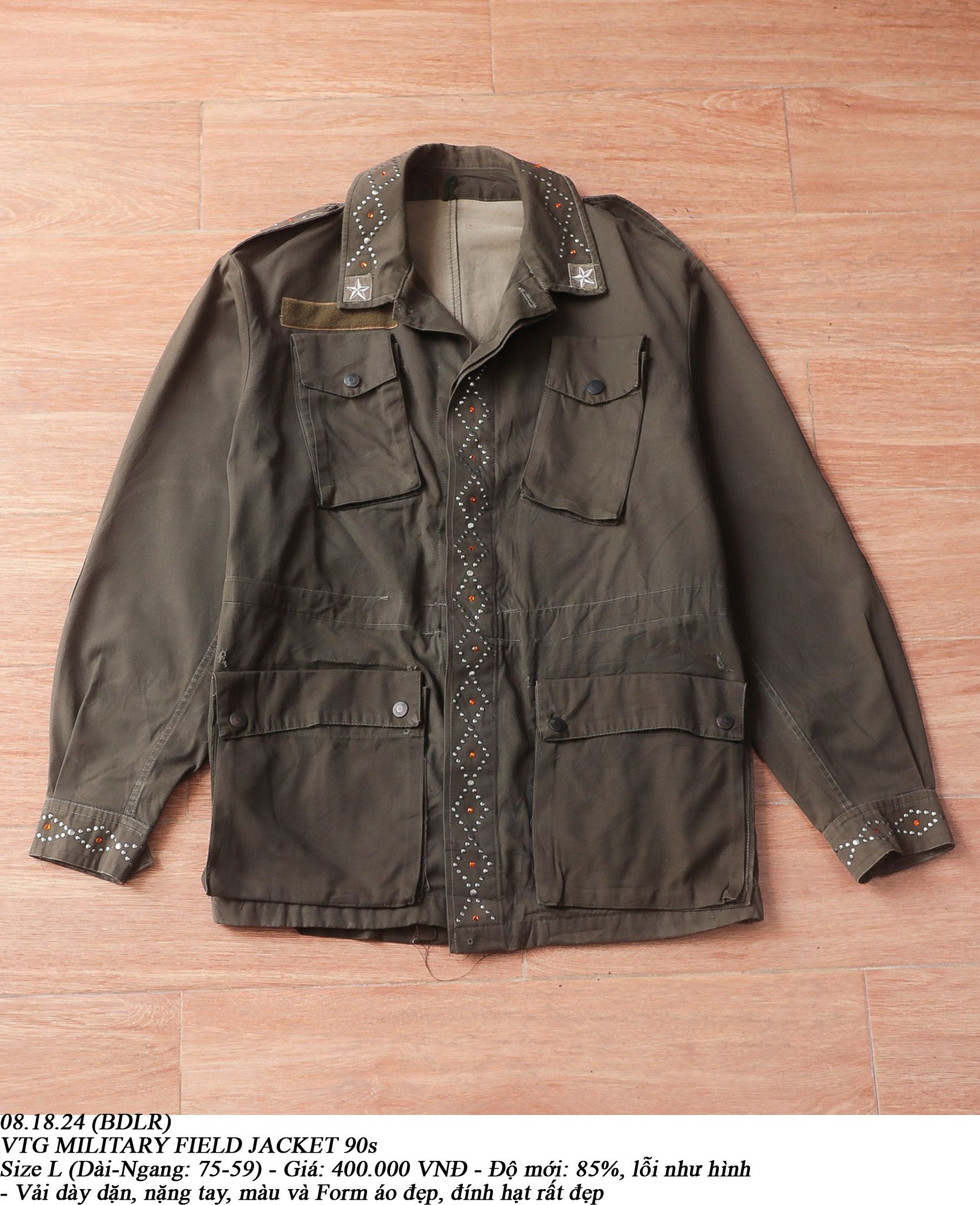 08.18.24 - VTG MILITARY FIELD JACKET 90s
