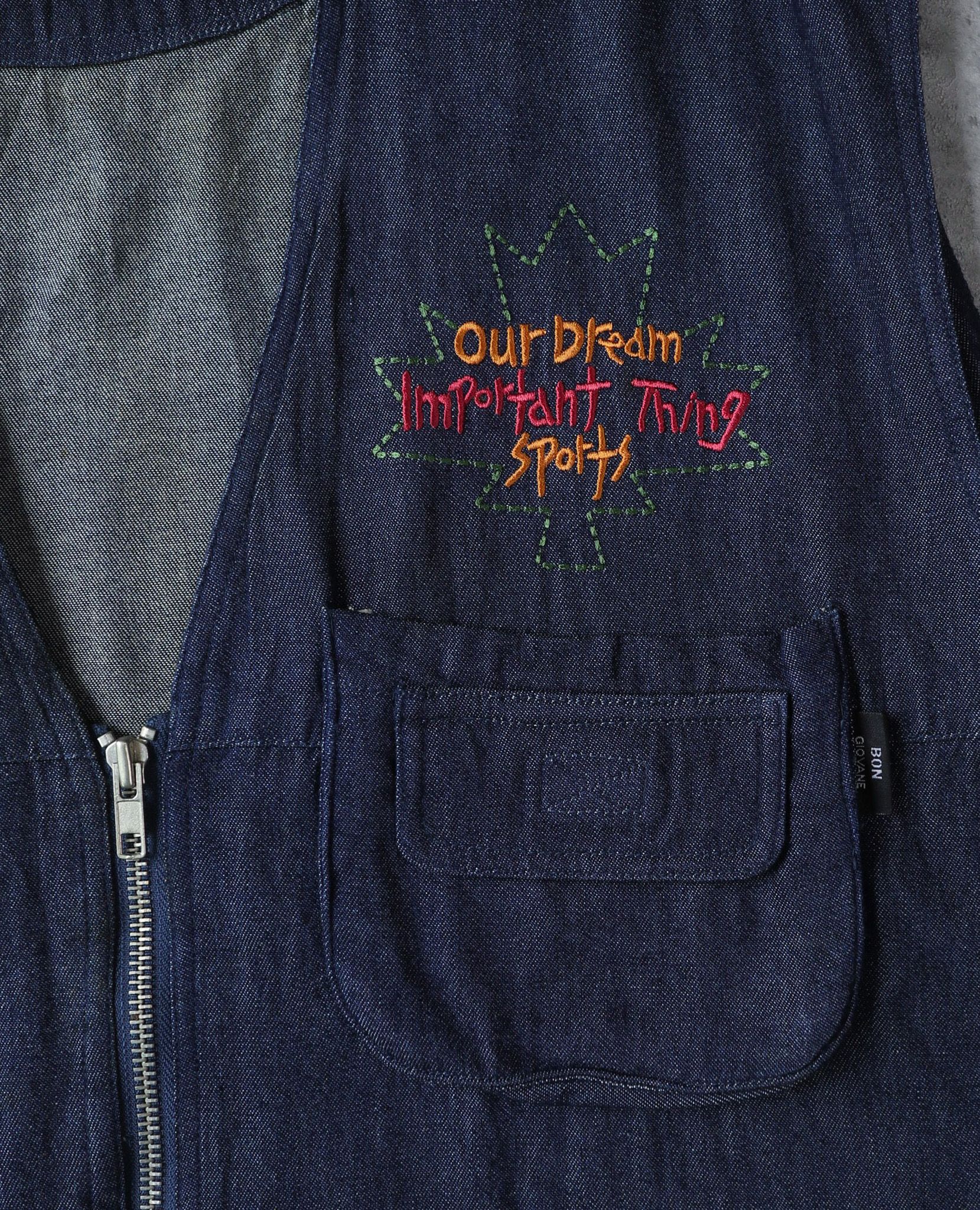 10.11.23 - VTG DENIM VEST JACKET - BON GIOVAN
