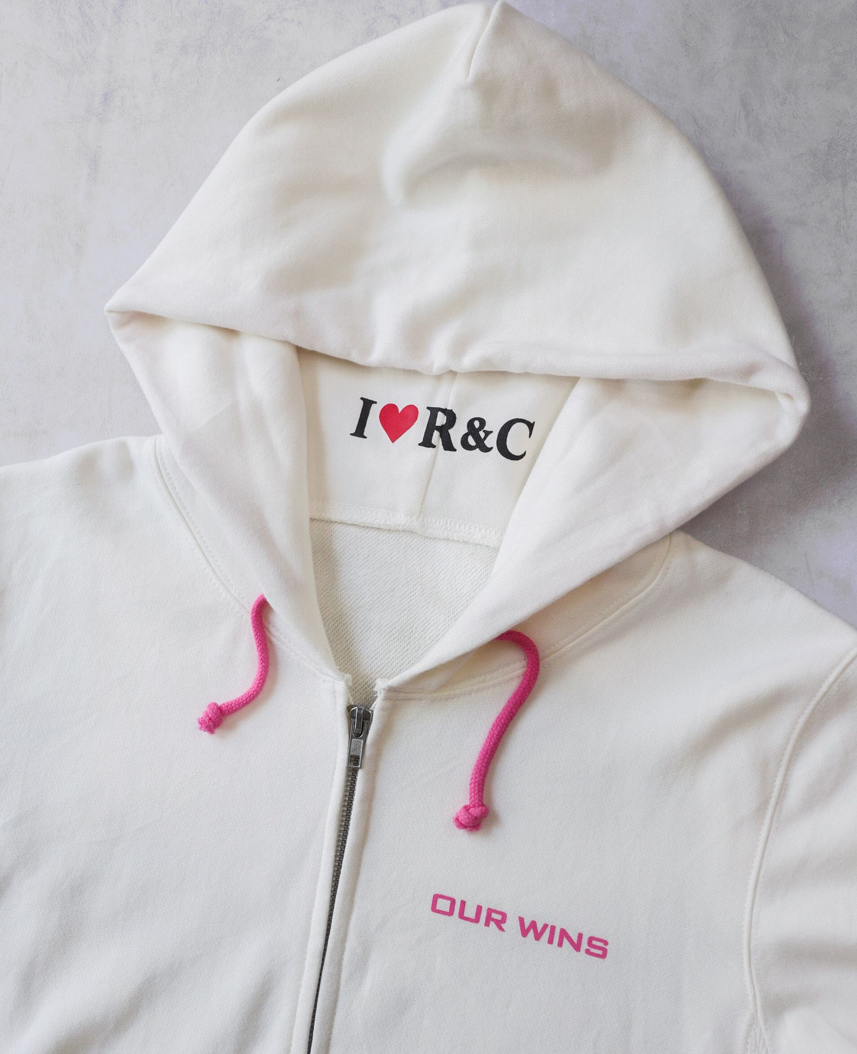 02.27.24 - VTG ZIP UP HOODIE - I LOVE R&C