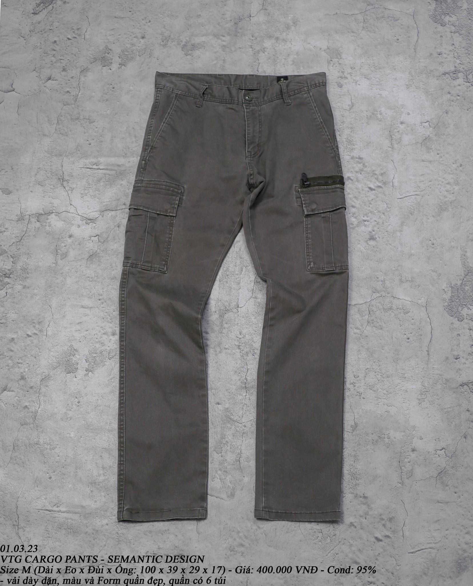 01.03.23 - VTG CARGO PANTS - SEMANTIC DESIGN