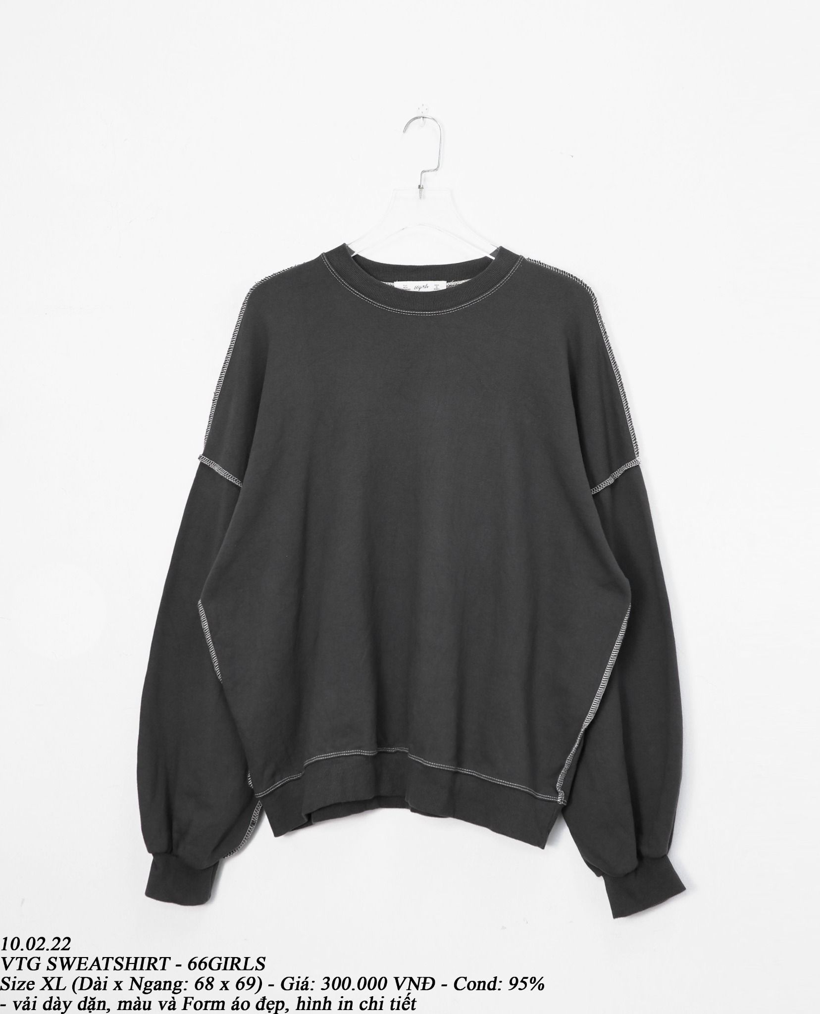 10.02.22 - VTG SWEATSHIRT - 66GIRLS