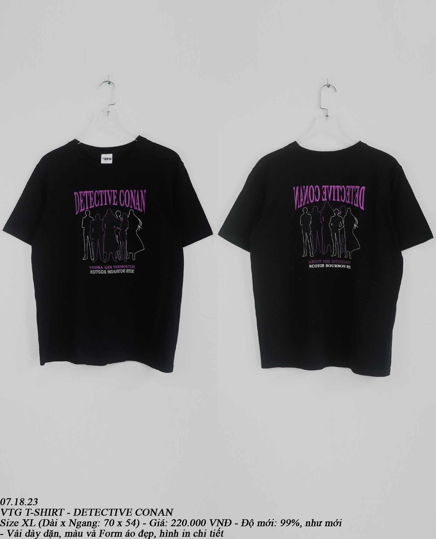 07.18.23 - VTG T-SHIRT - DETECTIVE CONAN