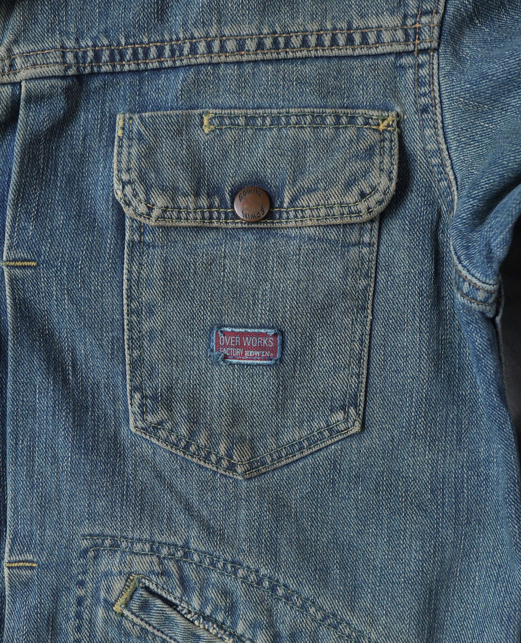 10.04.23 - VTG CROPPED DENIM JACKET - EDWIN