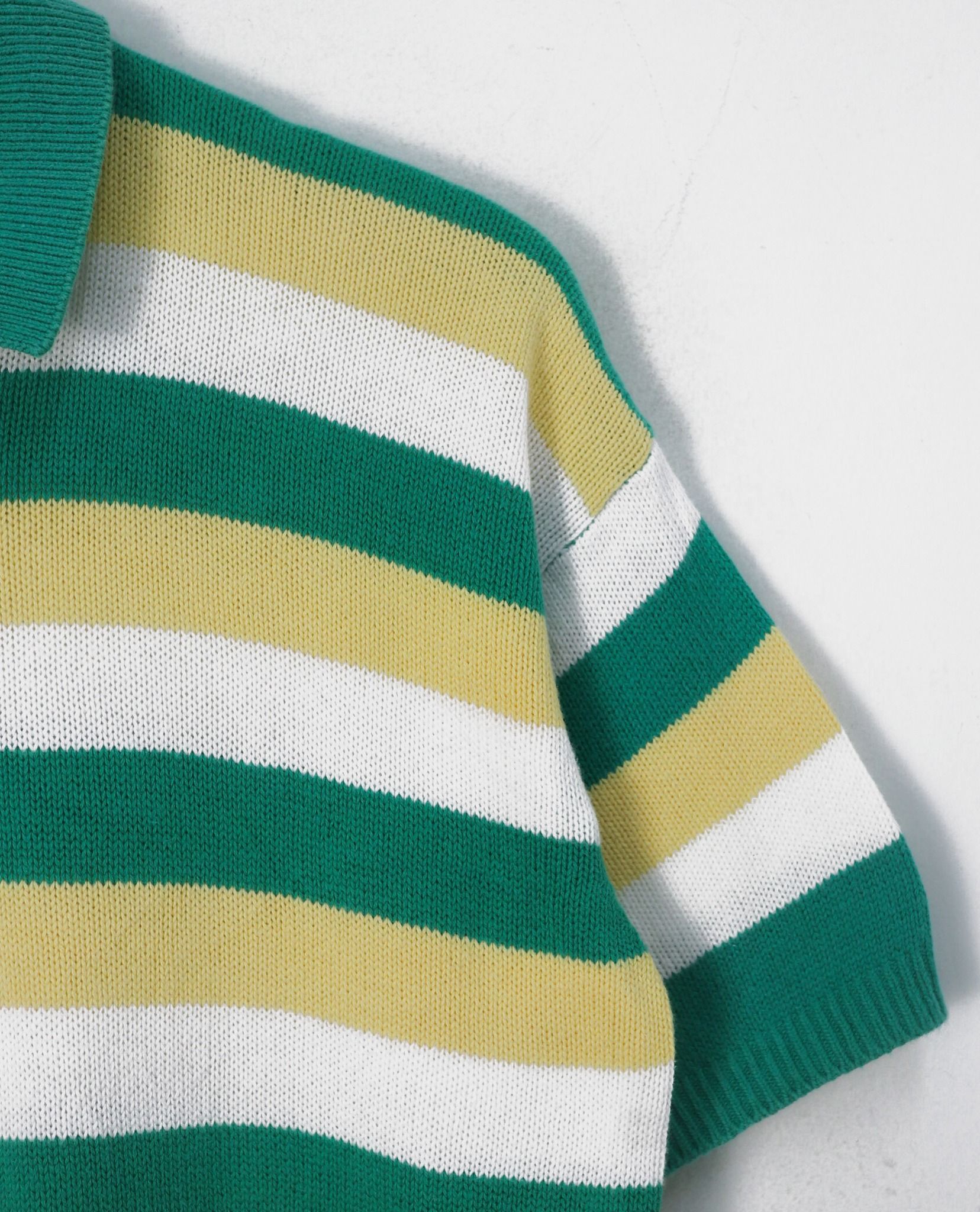 01.05.23 - VTG KNIT POLO SHIRT - YES PLEASE
