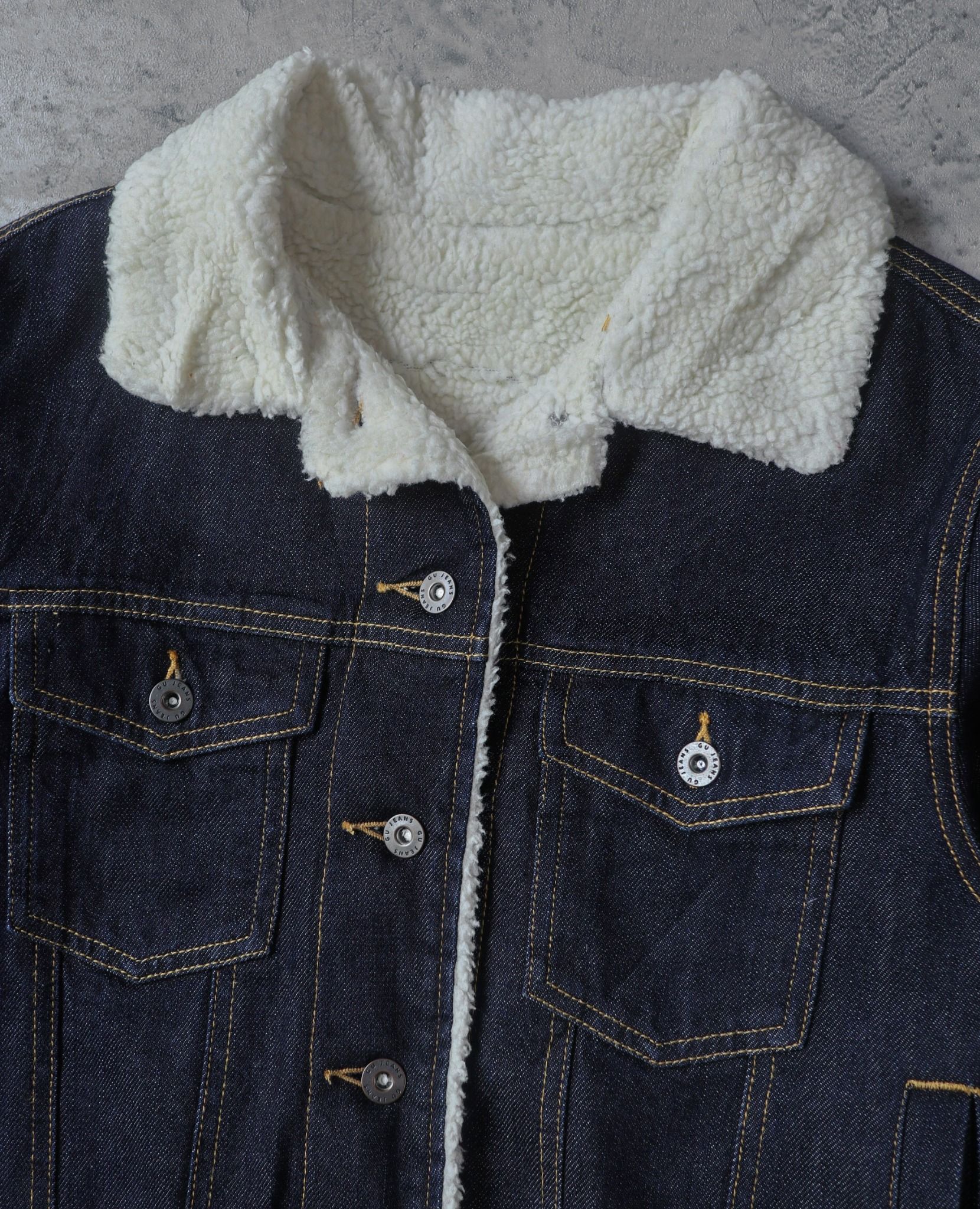 10.04.23 - VTG SHERPA LINED DENIM JACKET - GU BY UNIQLO