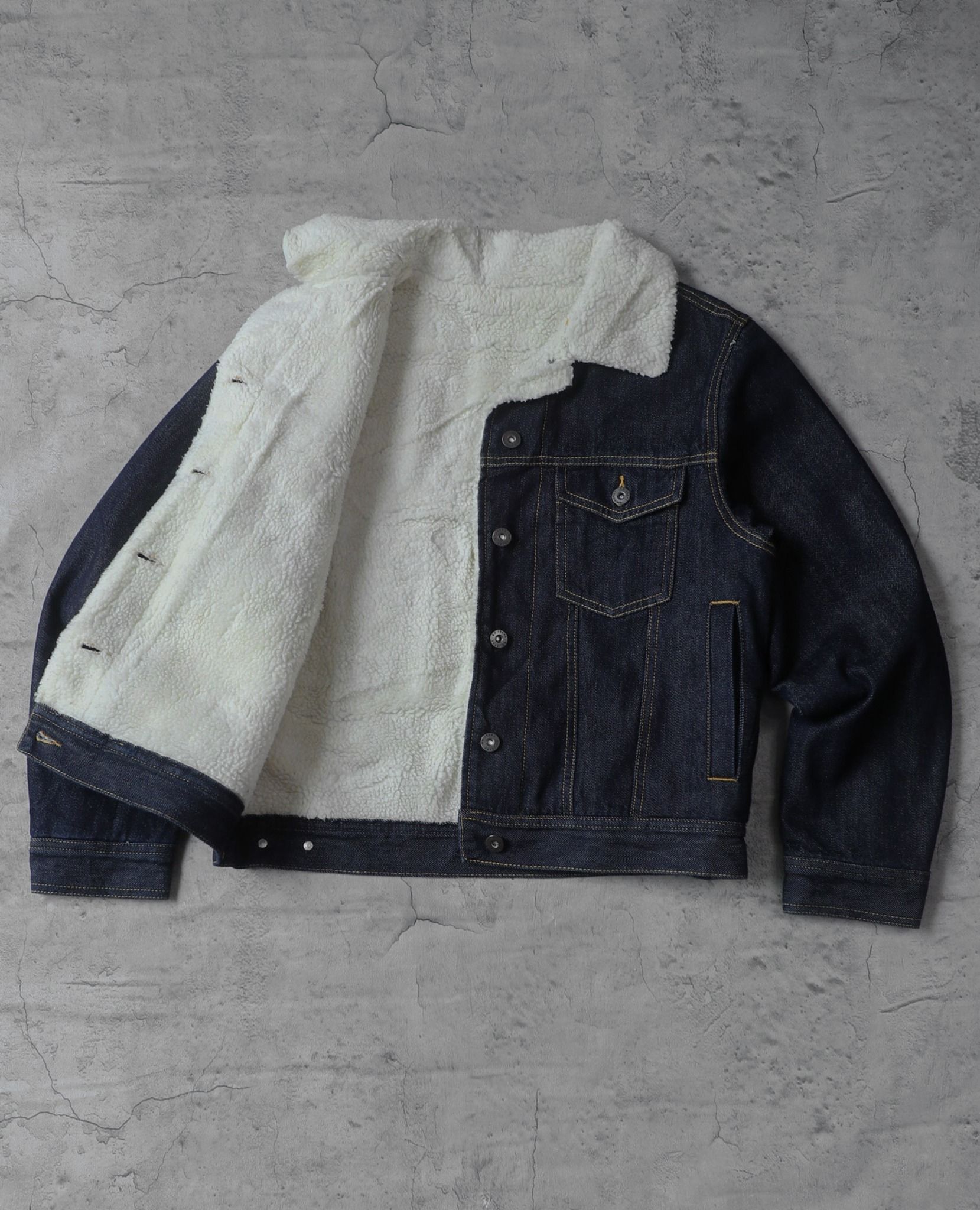 10.04.23 - VTG SHERPA LINED DENIM JACKET - GU BY UNIQLO