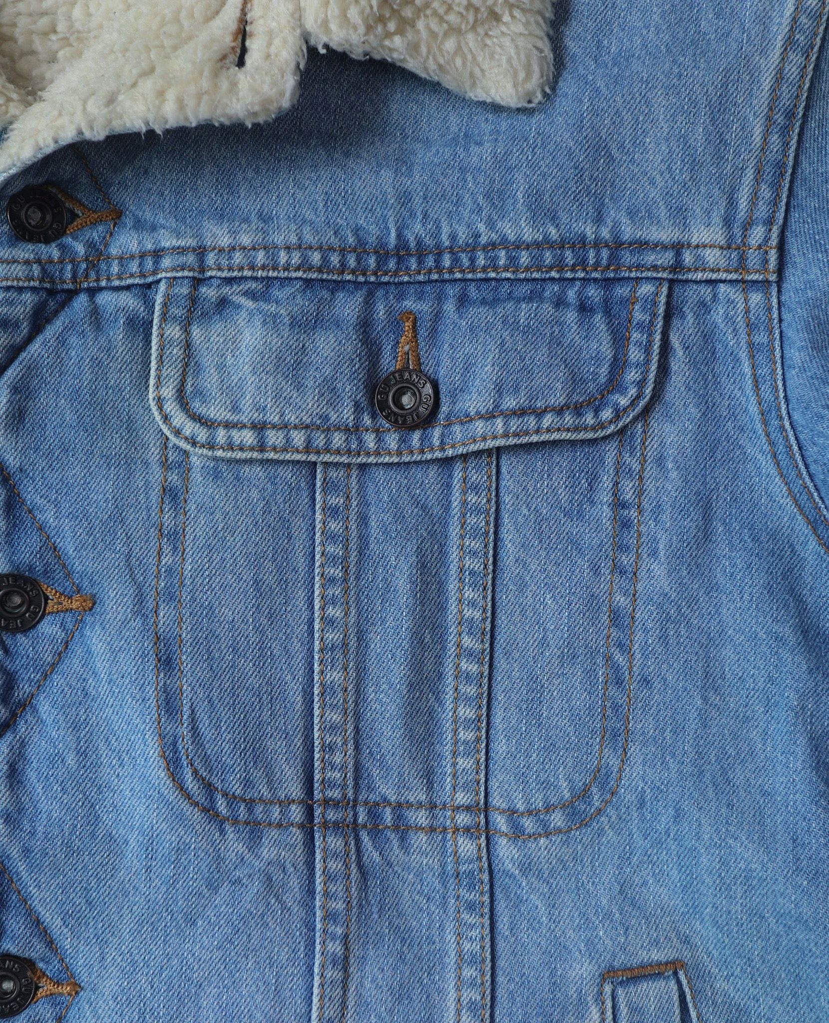 10.04.23 - VTG SHERPA LINED DENIM JACKET - GU BY UNIQLO