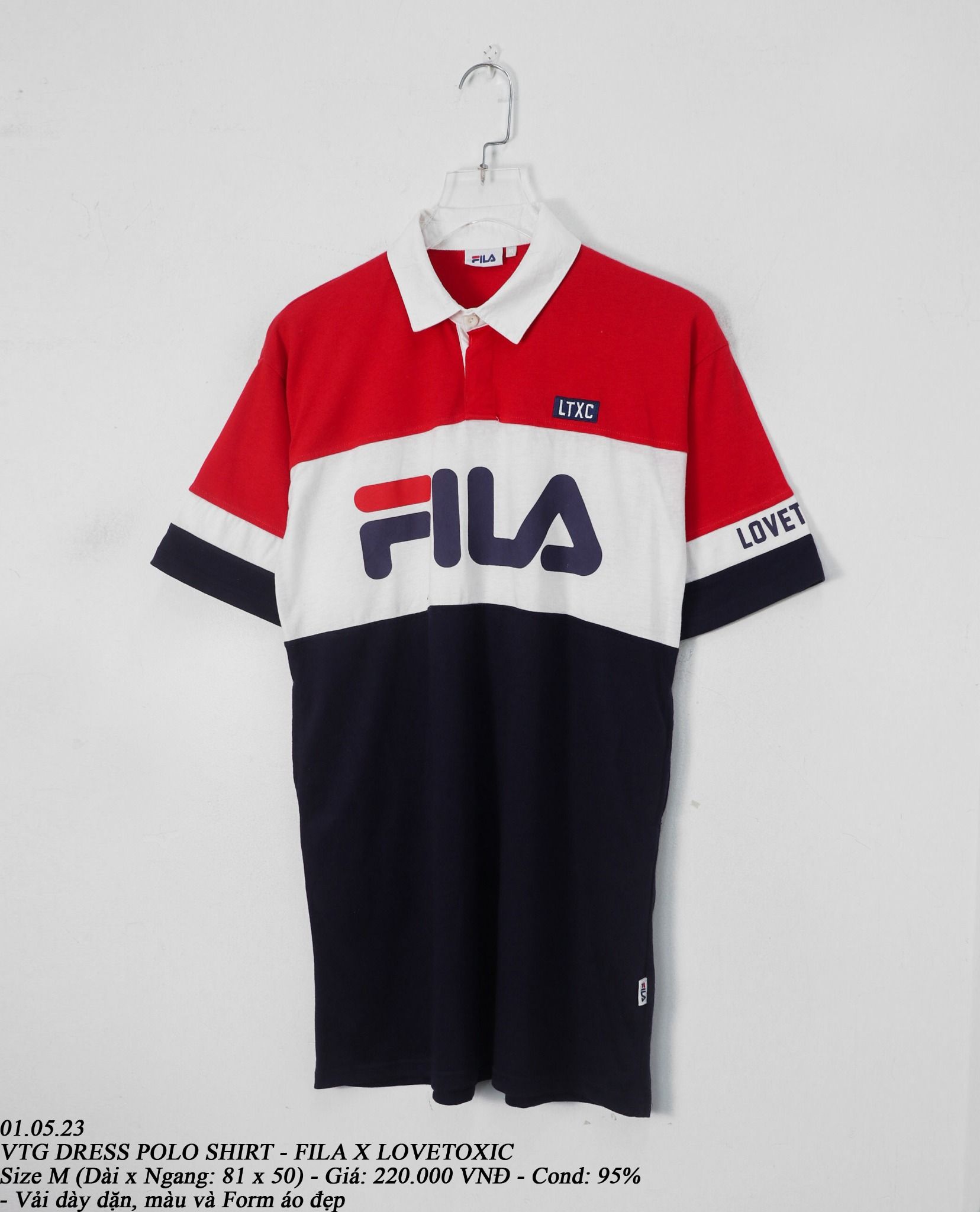 01.05.23 - VTG DRESS POLO SHIRT - FILA X LOVETOXIC
