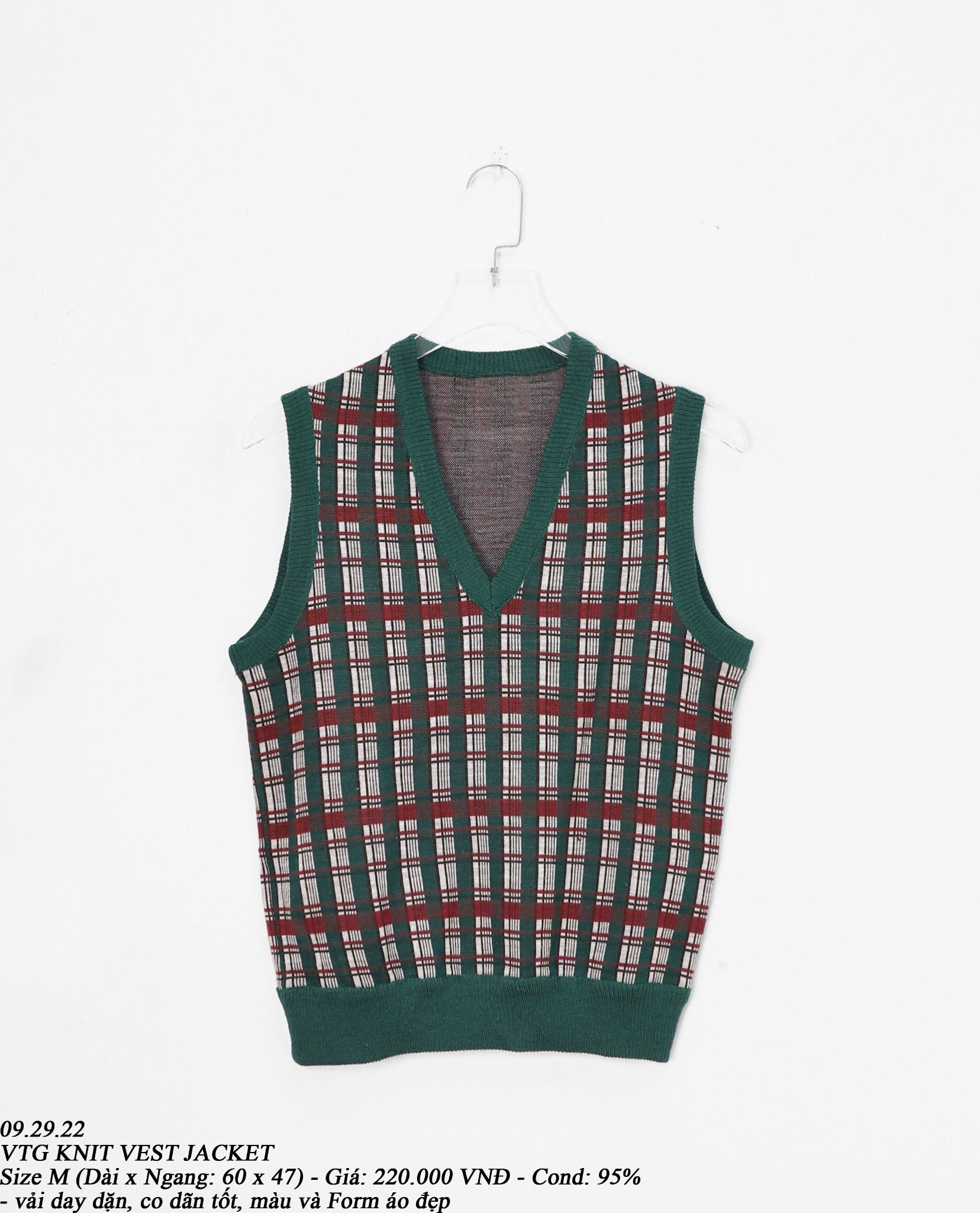 09.29.22 - VTG KNIT VEST JACKET