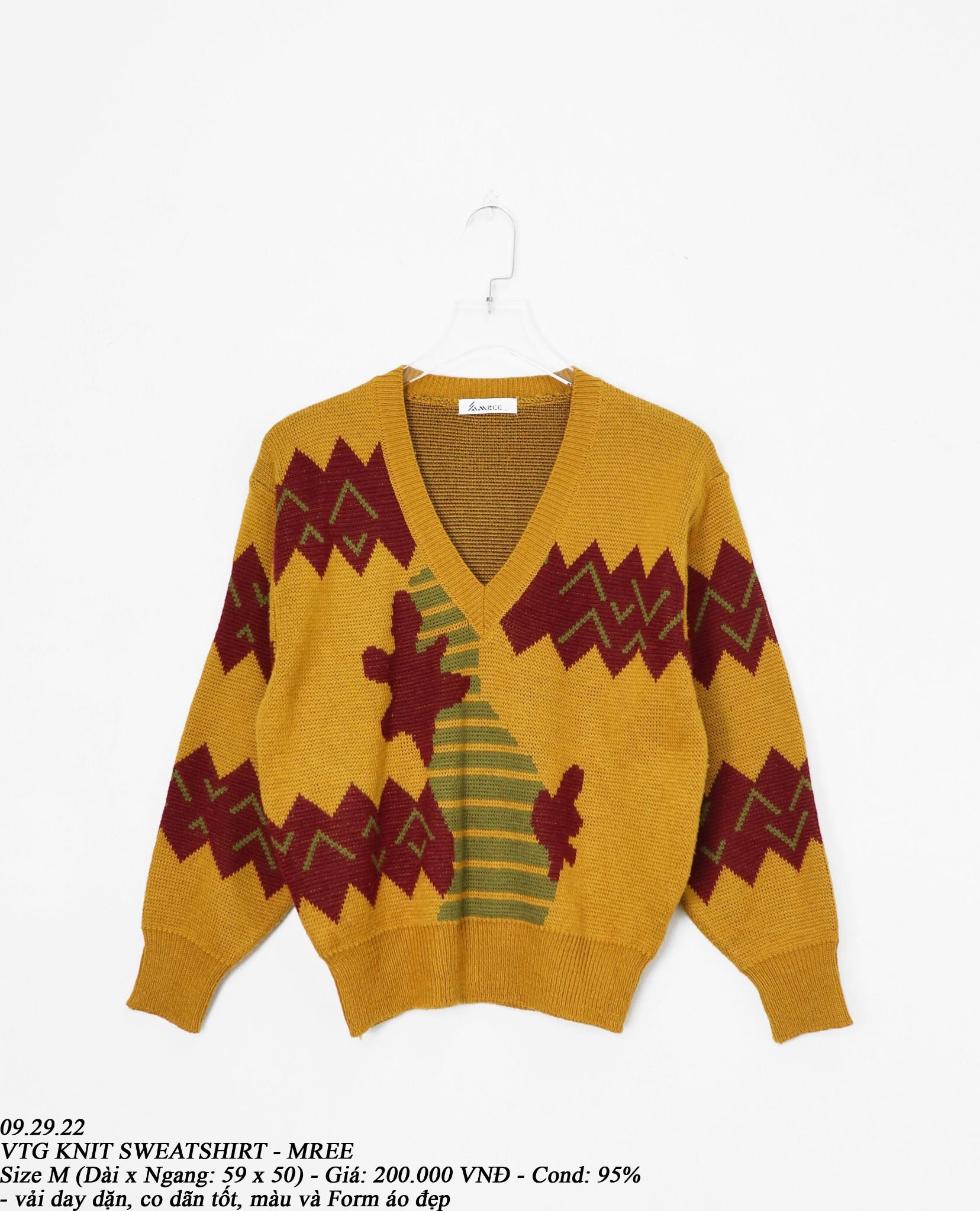 09.29.22 - VTG KNIT SWEATSHIRT - MREE
