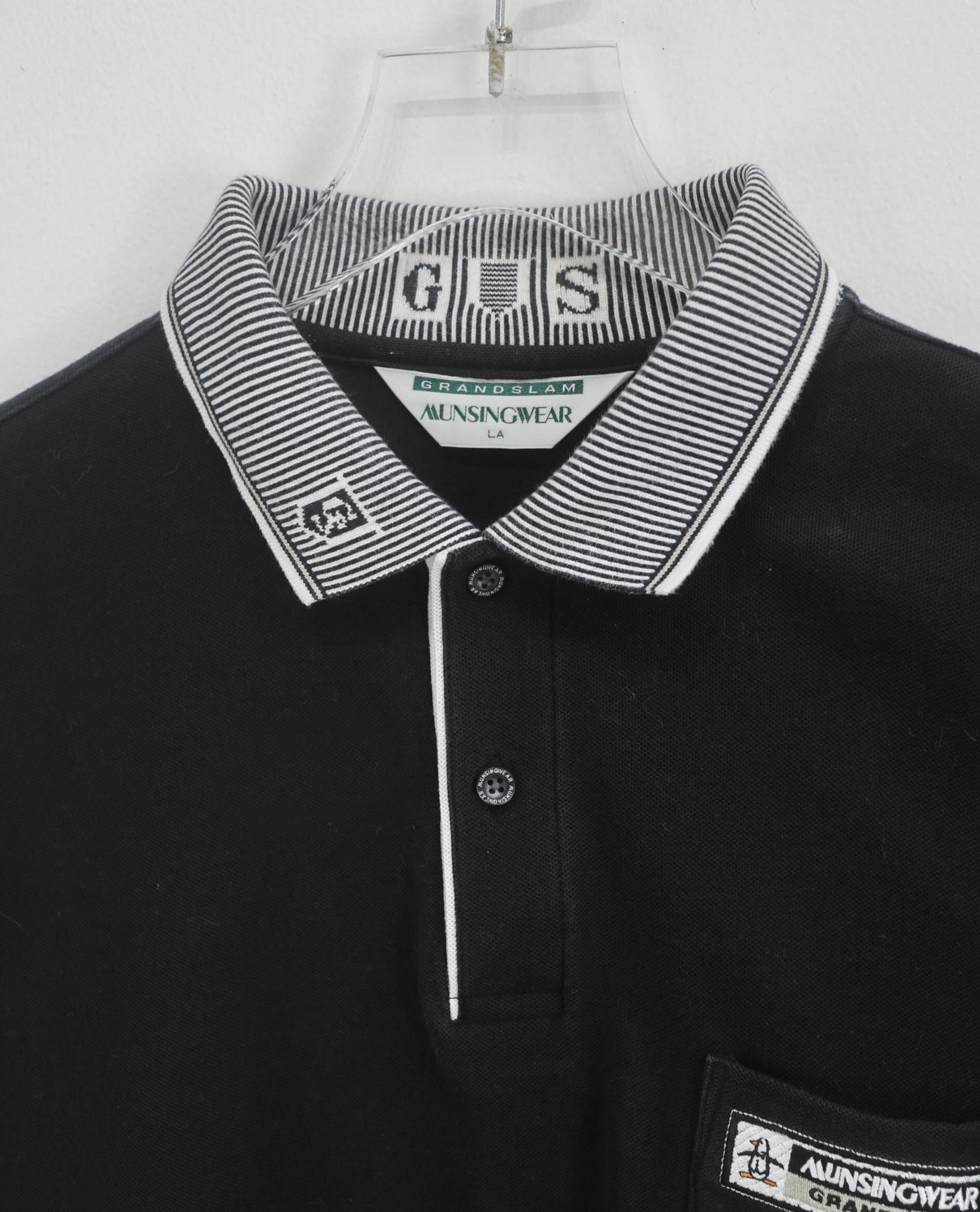 06.22.23 - VTG LONGSLEEVE POLO SHIRT - MUSINGWEAR
