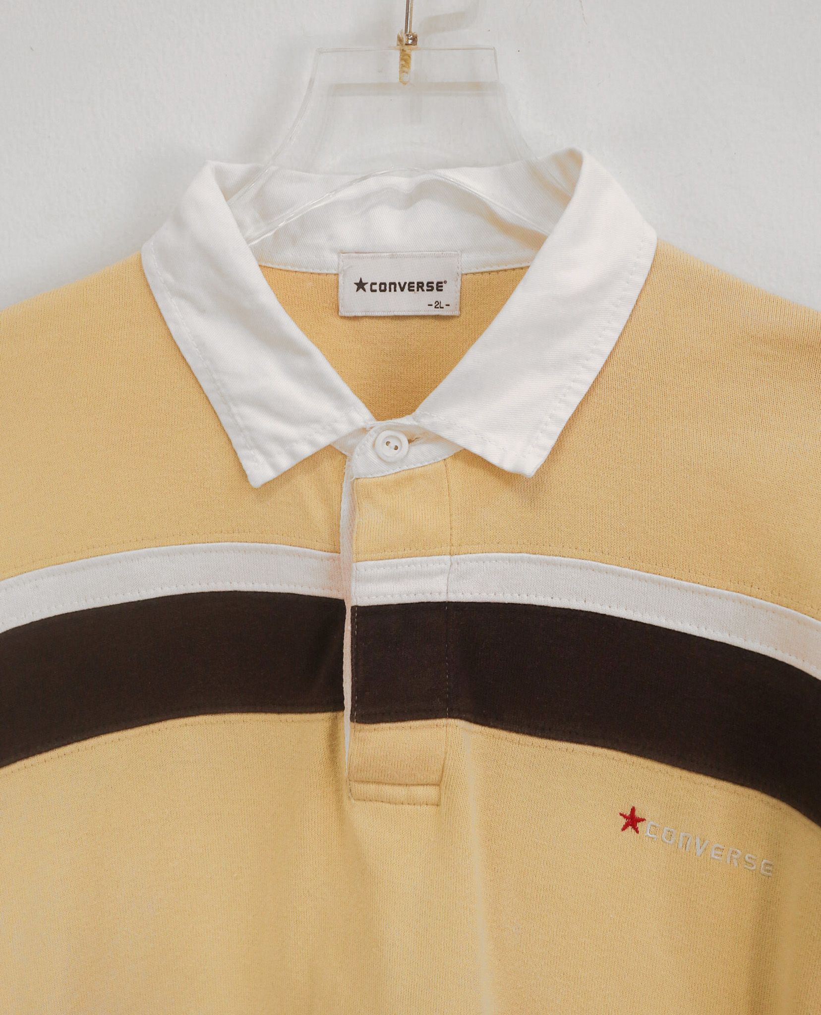 06.22.23 - VTG LONGSLEEVE POLO SHIRT - CONVERSE