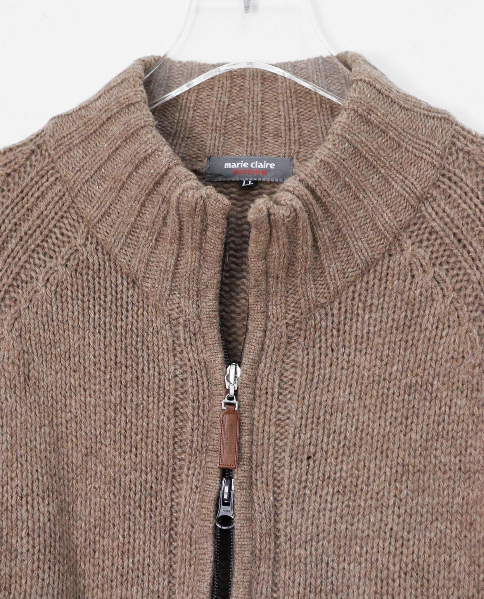 09.29.22 - VTG KNIT JACKET - MARIE CLAIRE HOMME