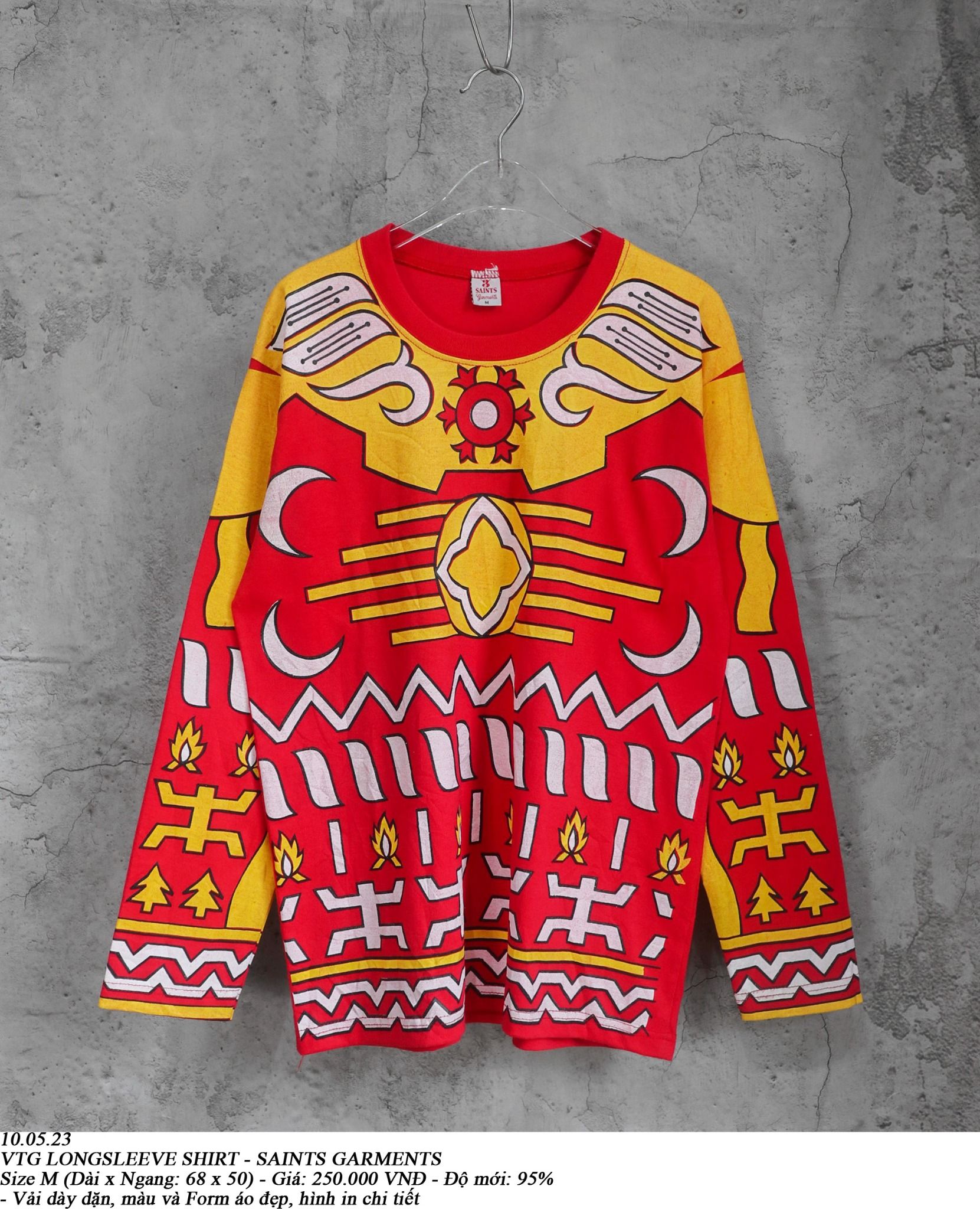 10.05.23 - VTG LONGSLEEVE SHIRT - SAINTS GARMENTS