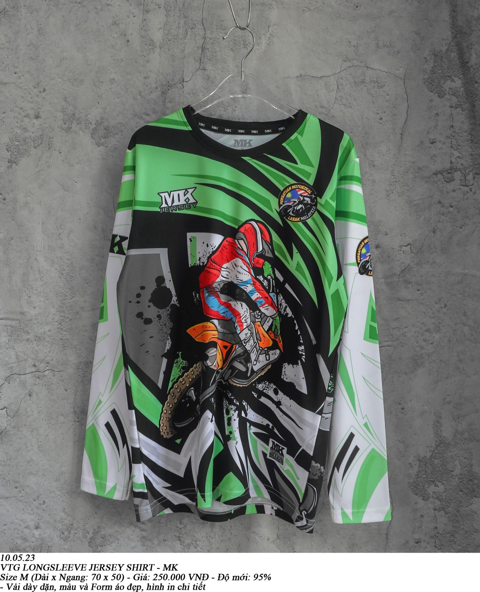 10.05.23 - VTG LONGSLEEVE JERSEY SHIRT - MK