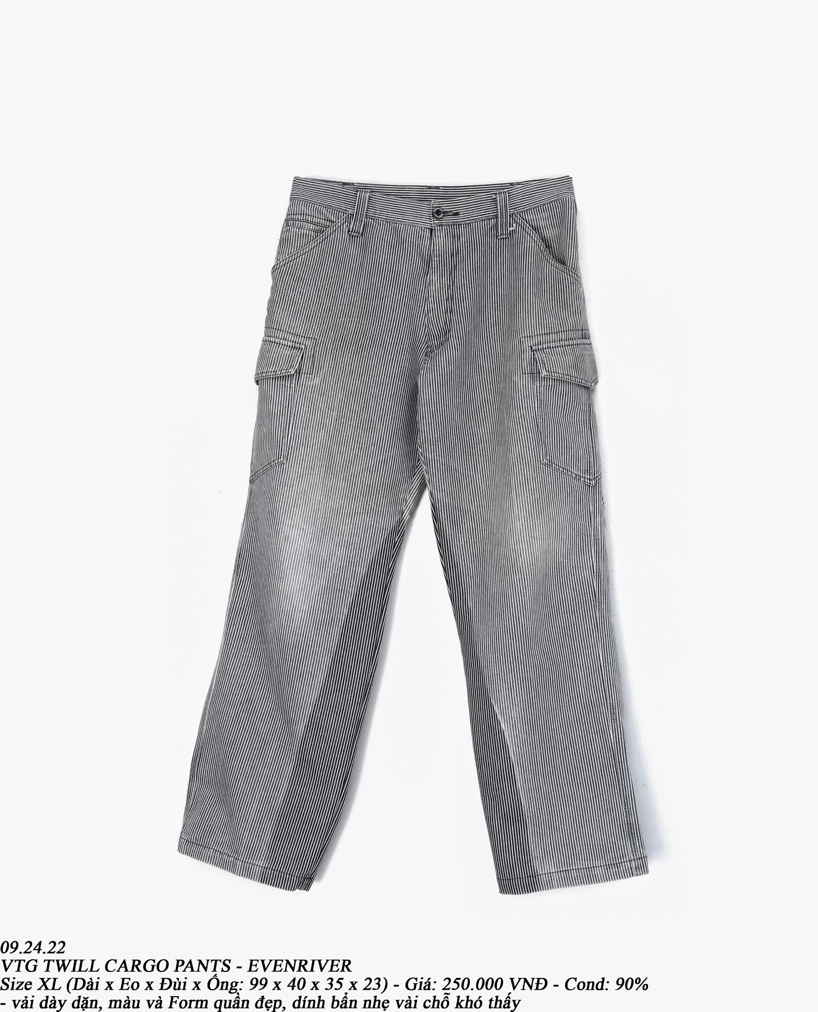 09.24.22 - VTG TWILL CARGO PANTS - EVENRIVER