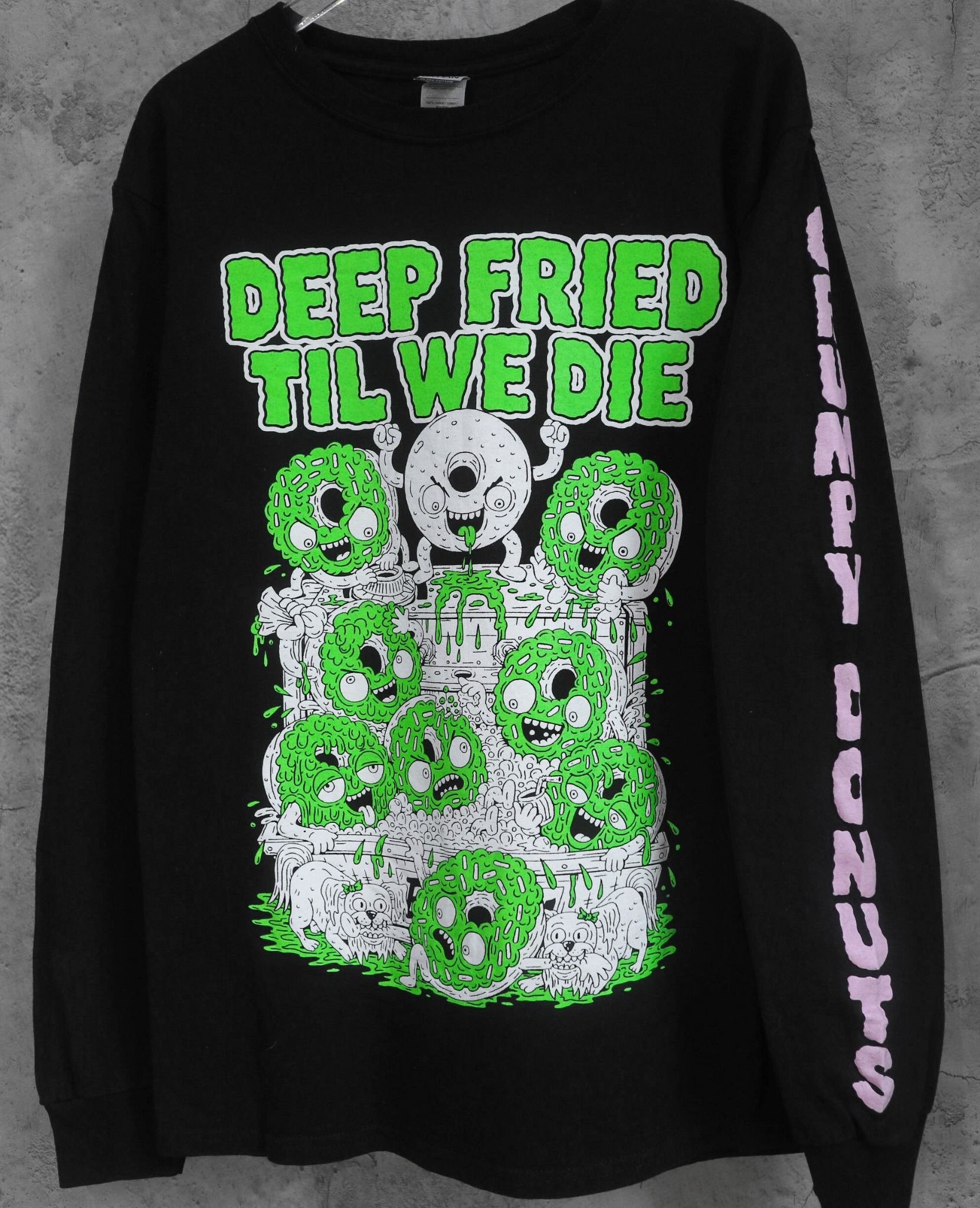 10.05.23 - VTG LONGSLEEVE SHIRT - DEEP FRIED TIL WE DIE