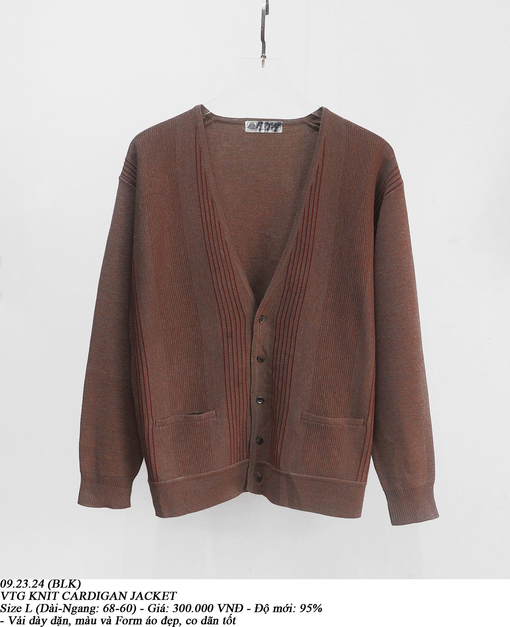 09.23.24 - VTG KNIT CARDIGAN JACKET