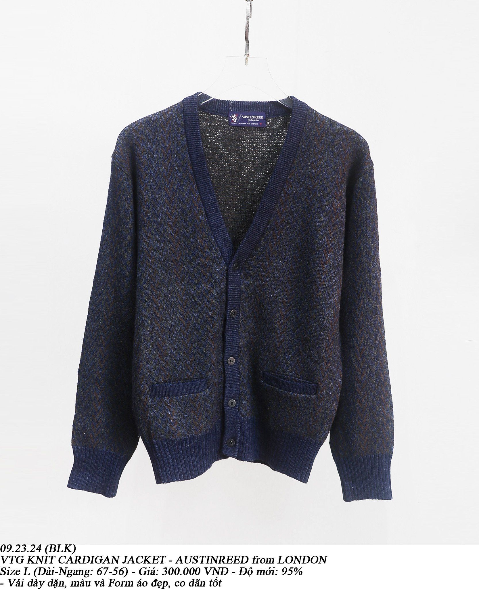 09.23.24 - VTG KNIT CARDIGAN JACKET - AUSTINREED from LONDON