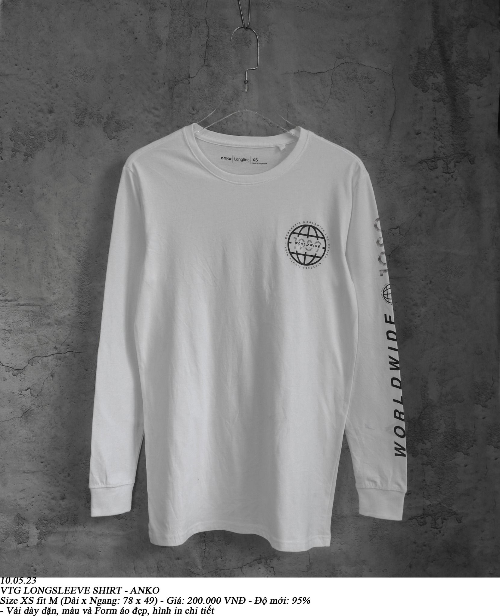 10.05.23 - VTG LONGSLEEVE SHIRT - ANKO