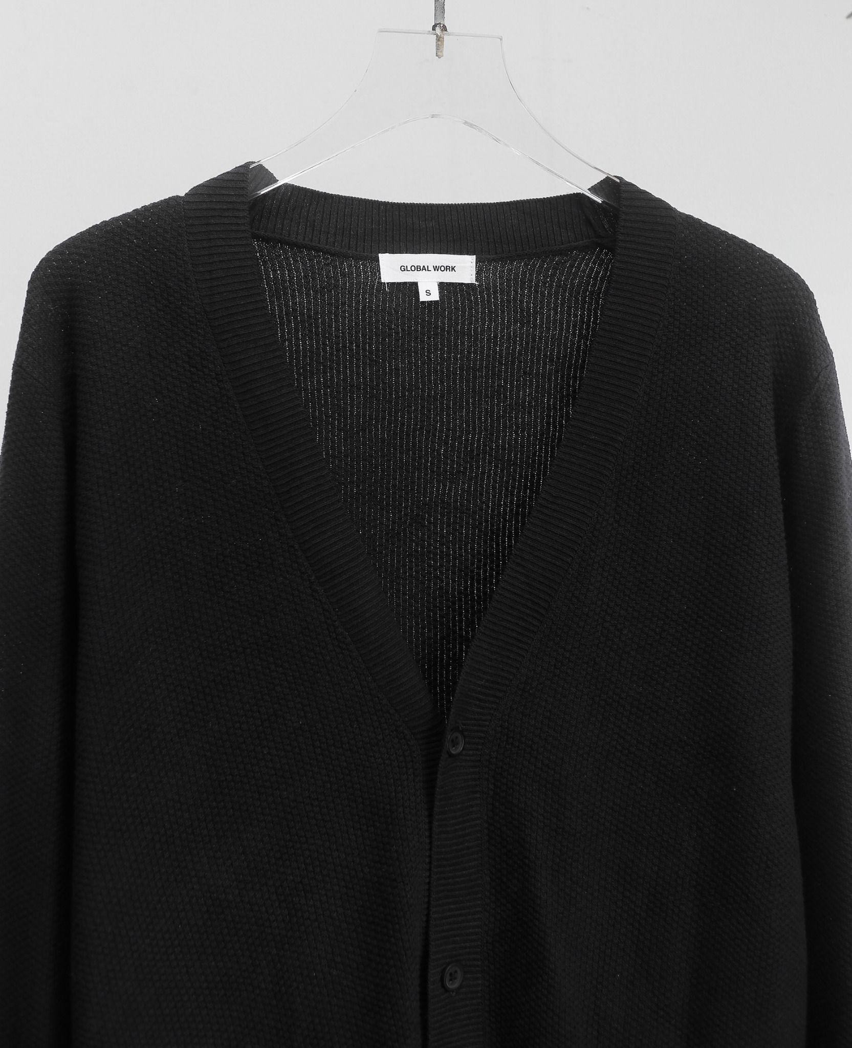 09.18.24 - VTG WAFFLE CARDIGAN JACKET - GLOBAL WORK