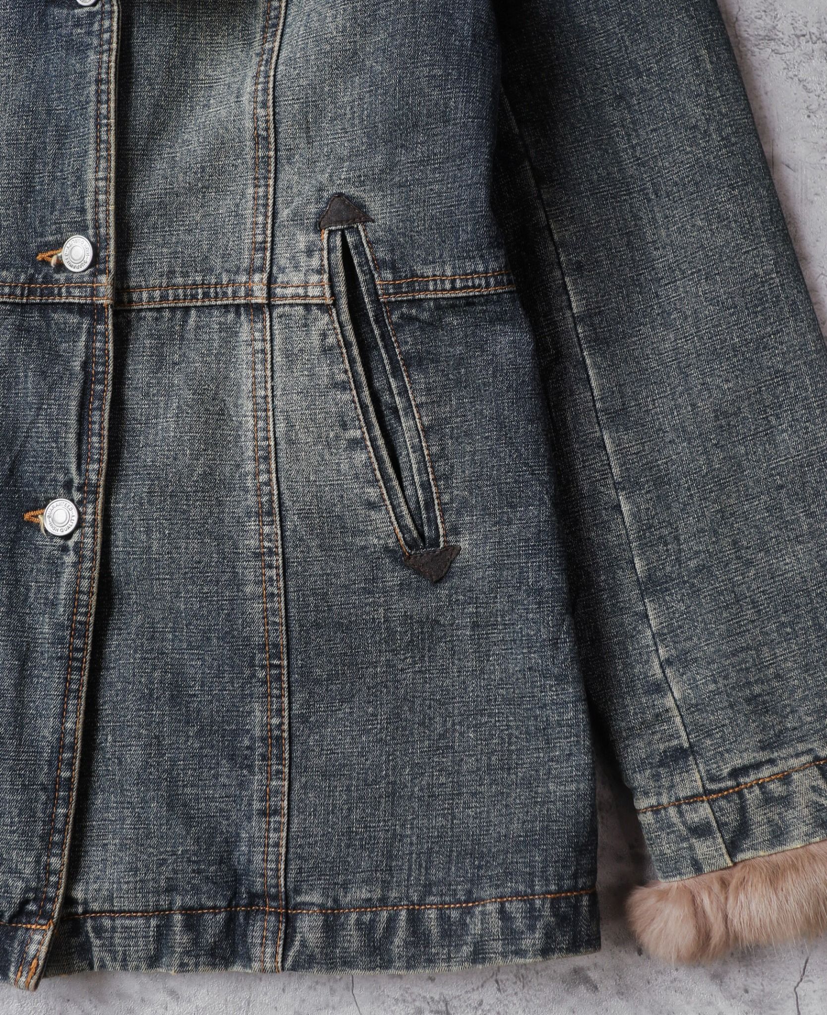 10.29.23 - VTG BLAZER DENIM JACKET - LEI FIRENGE