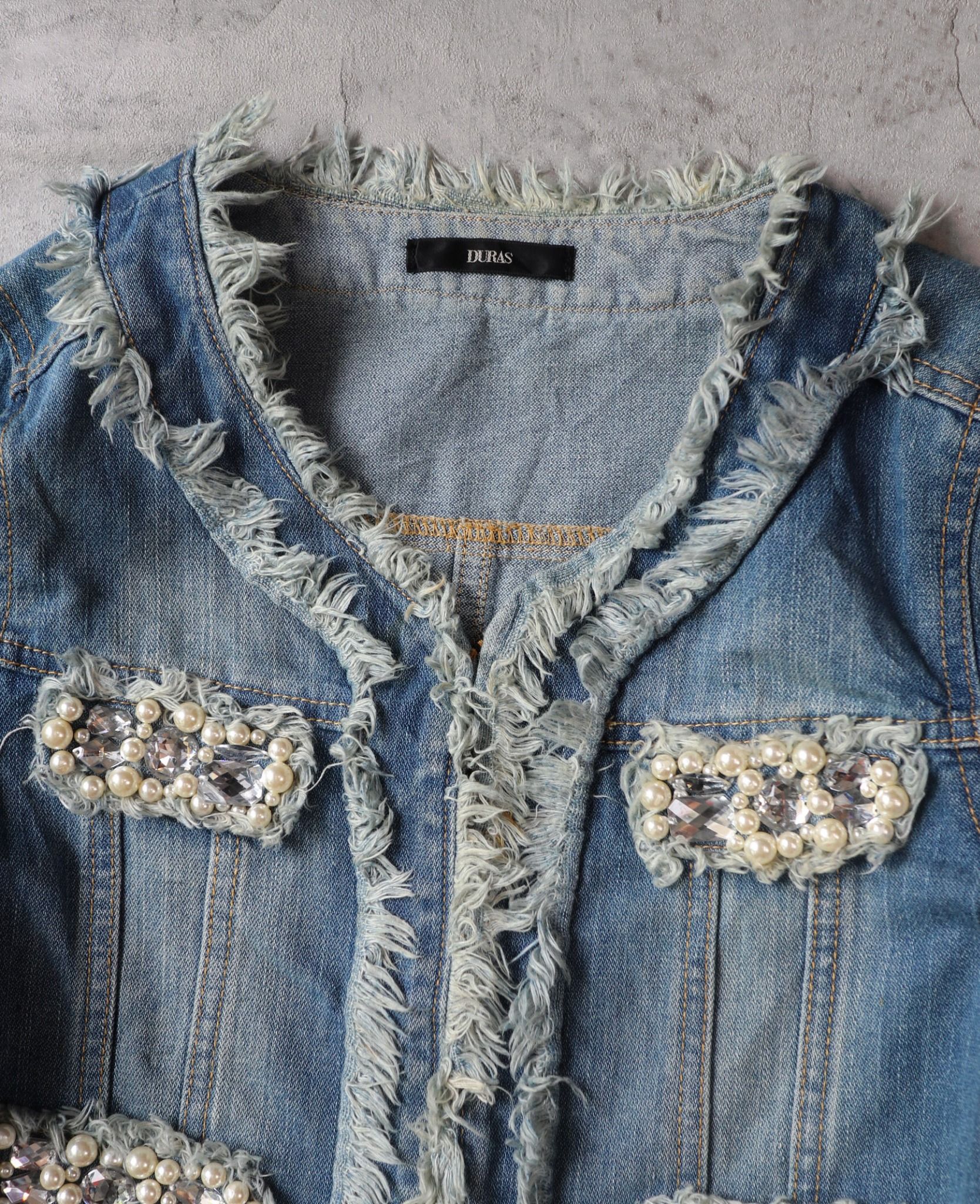 10.29.23 - VTG CROPPED DENIM JACKET - DURAS