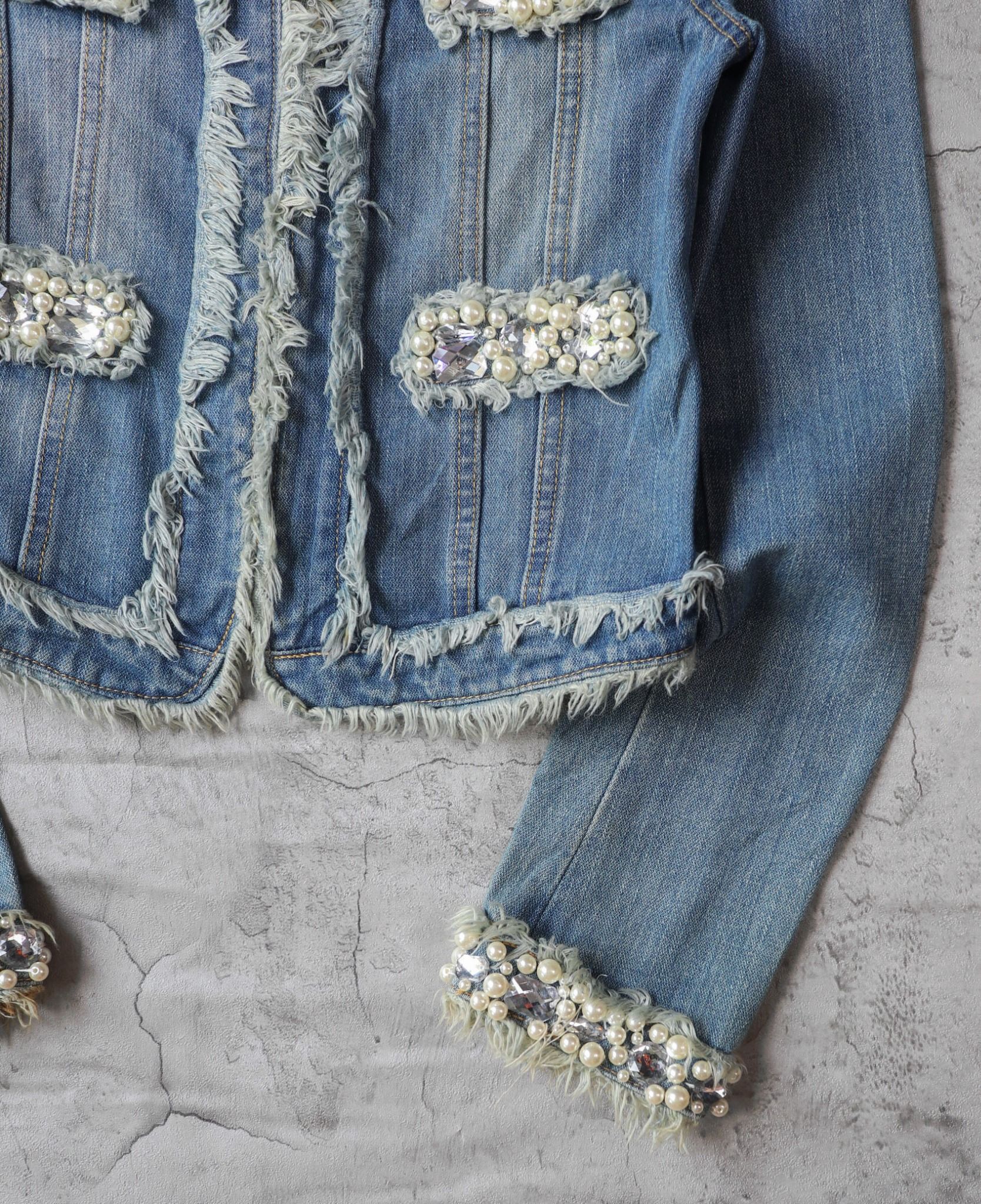 10.29.23 - VTG CROPPED DENIM JACKET - DURAS