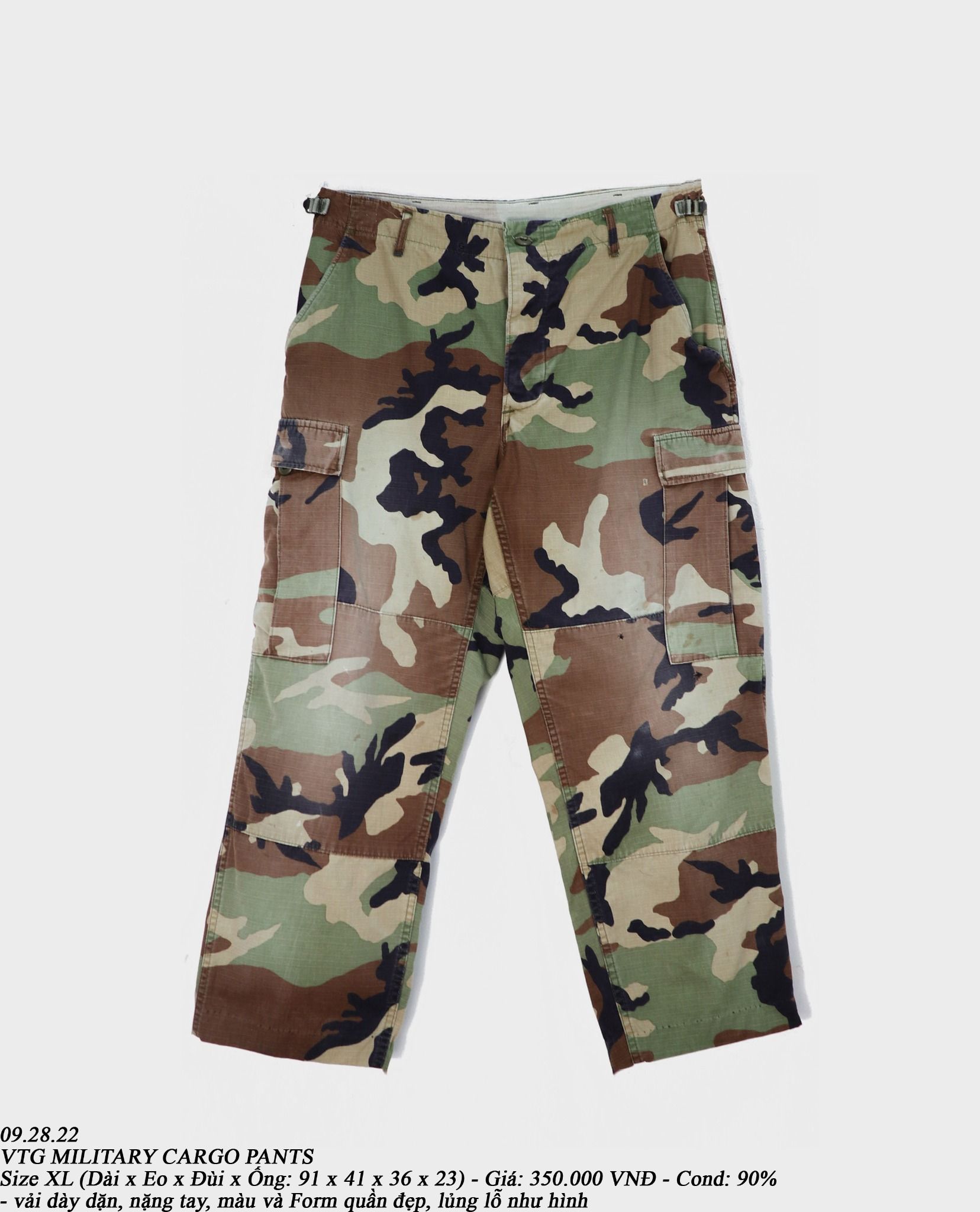 09.28.22 - VTG MILITARY CARGO PANTS