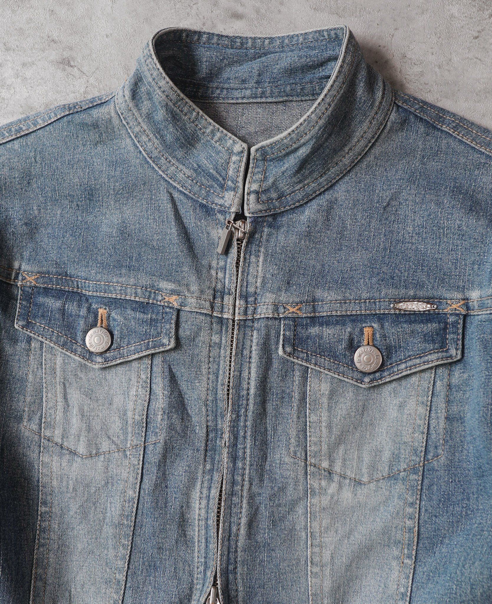 10.29.23 - VTG CROPPED DENIM JACKET - LE MAKELET