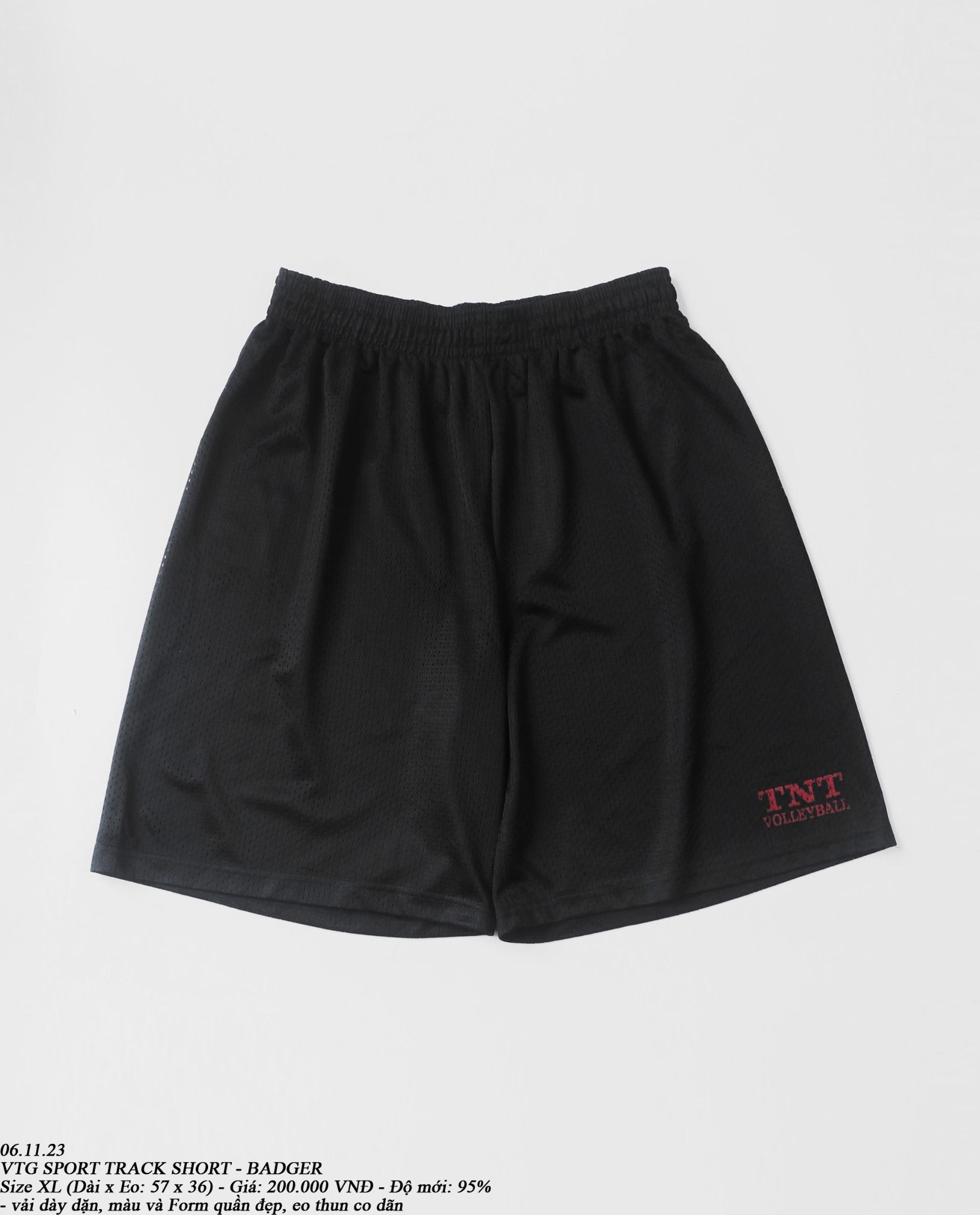 06.11.23 - VTG SPORT TRACK SHORT - BADGER