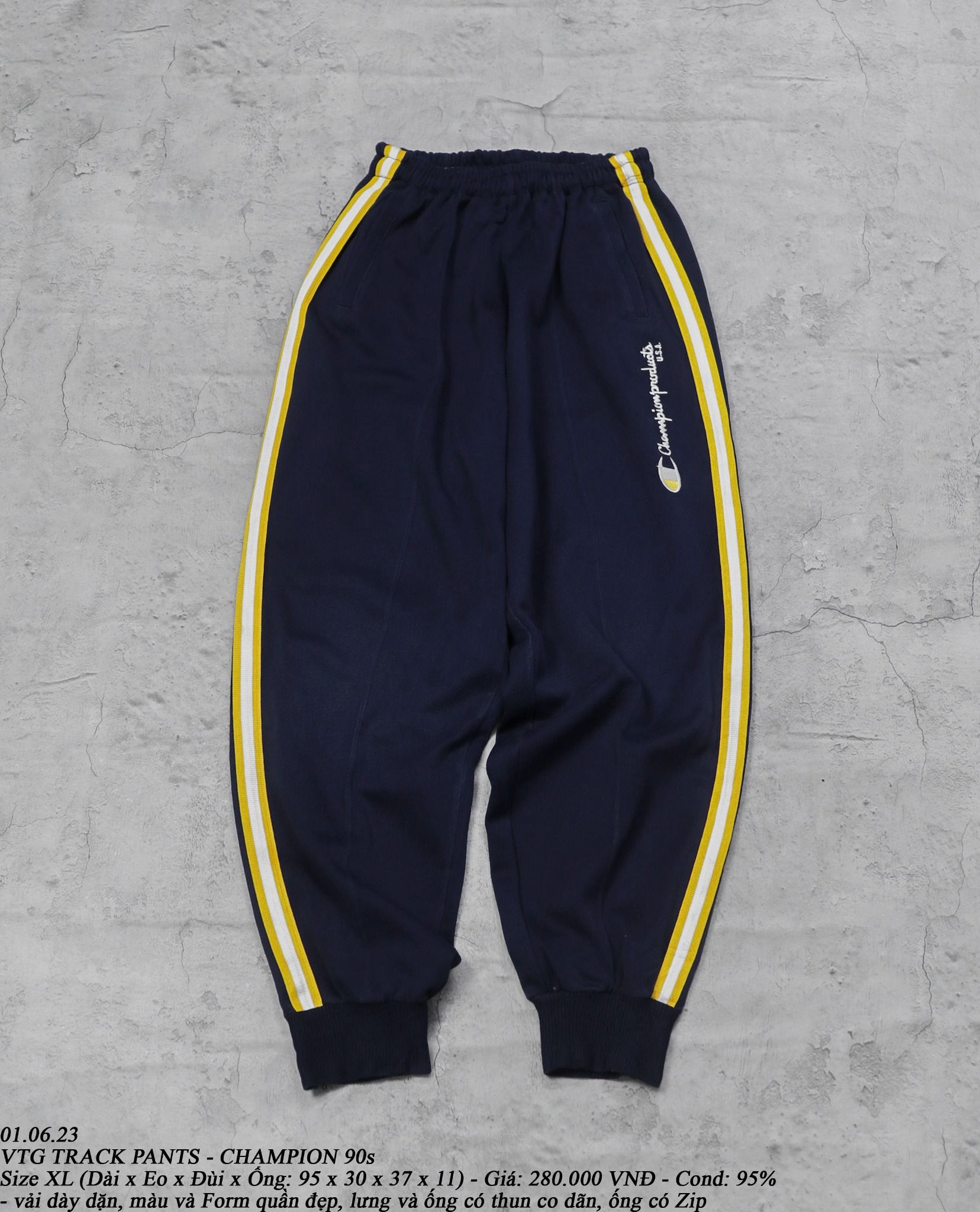 01.06.23 - VTG TRACK PANTS - CHAMPION 90s