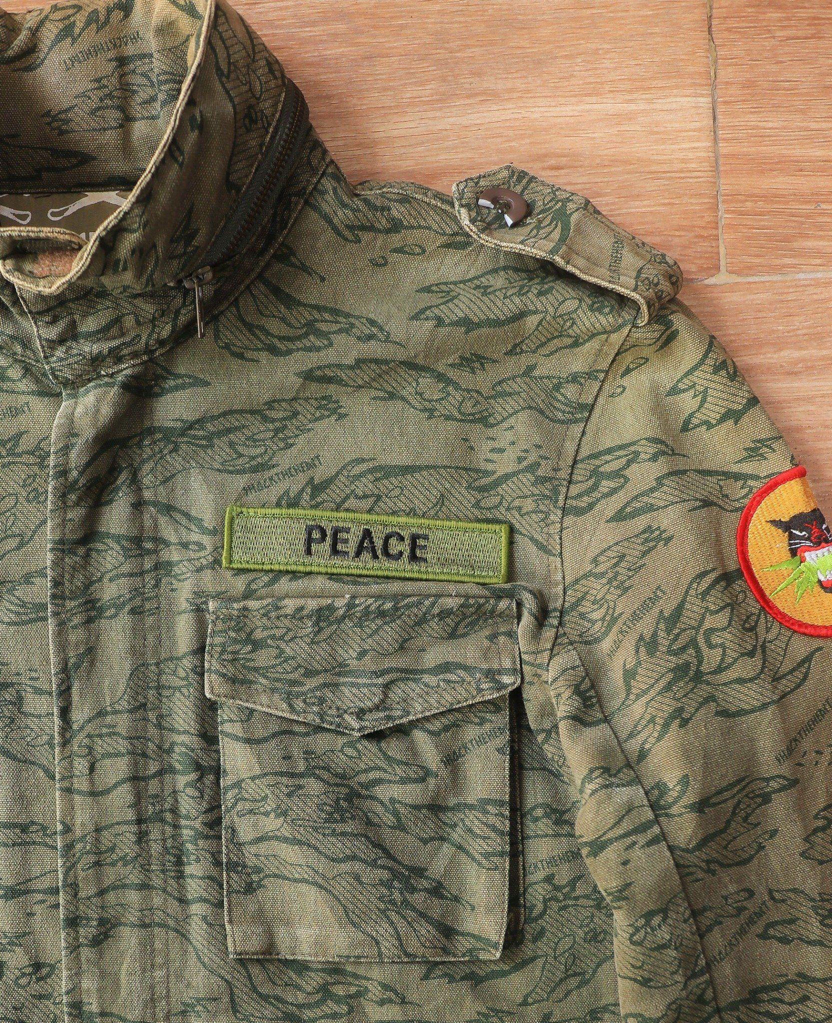 09.22.24 - VTG MILITARY FIELD DENIM JACKET - SHOCKTHEHEART
